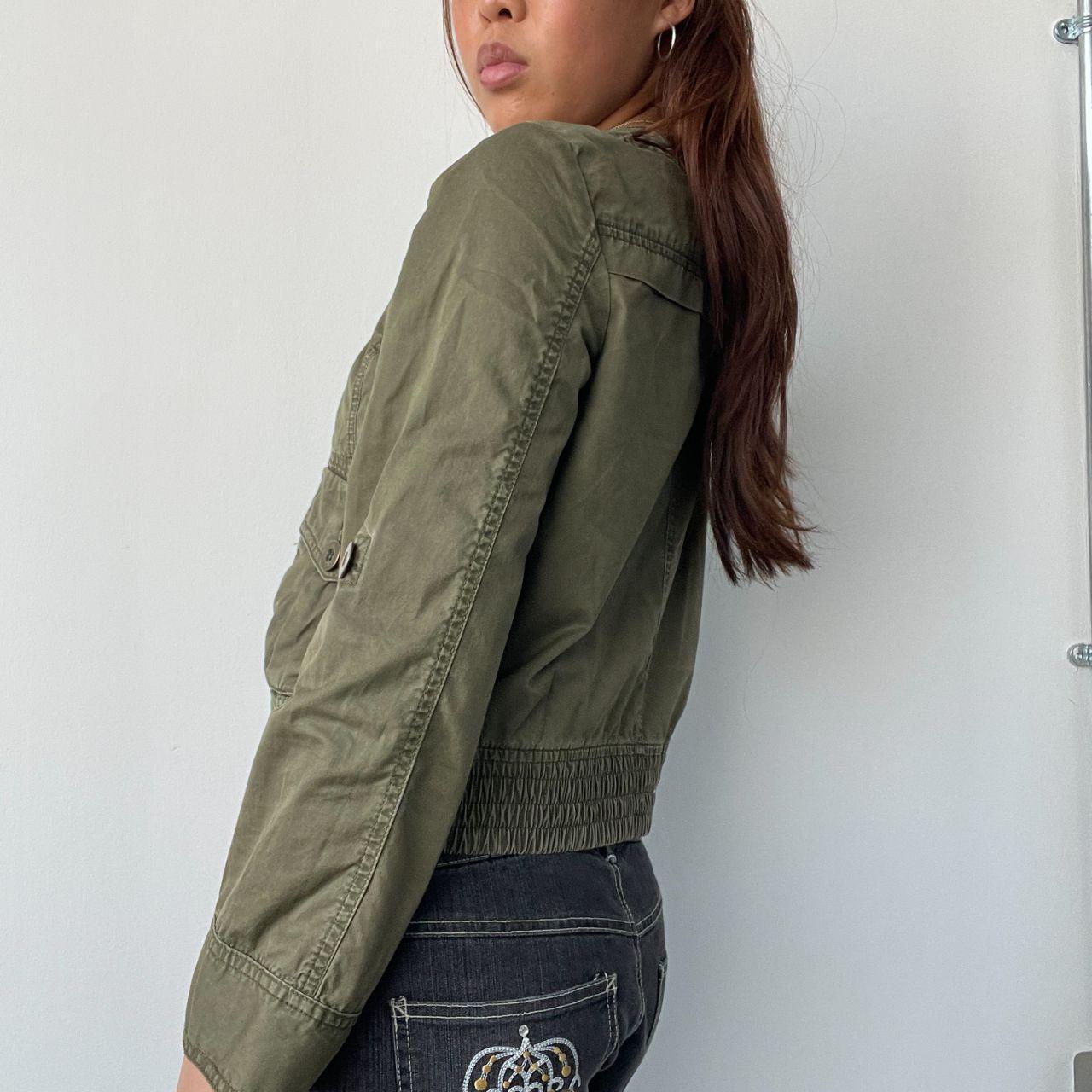 Khaki Cargo Utility Jacket