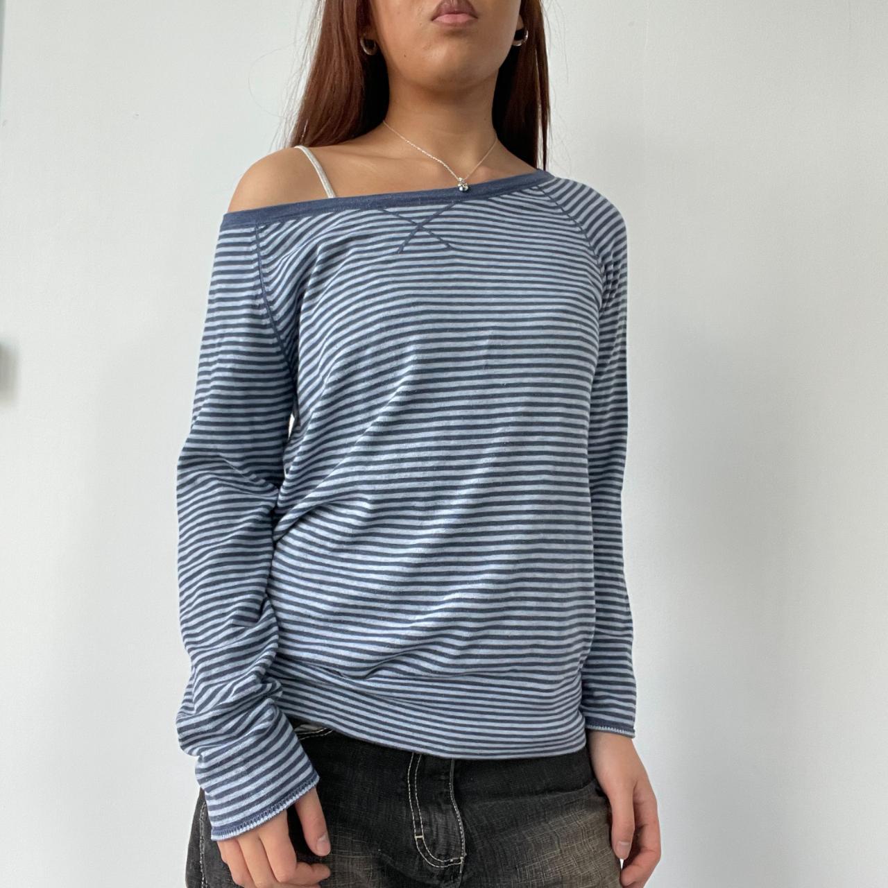 Blue Stripy Long Sleeve
