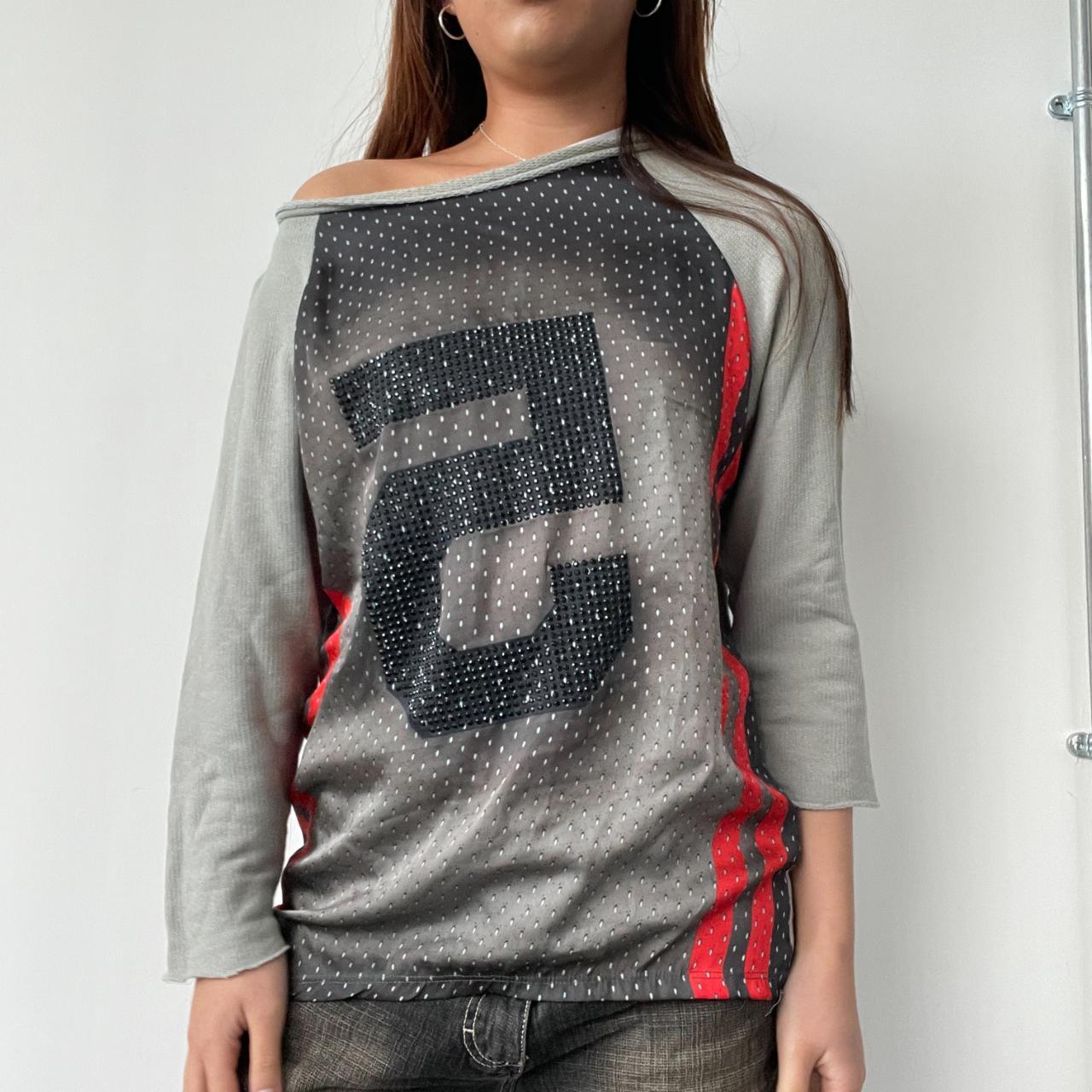 Light Khaki Graphic Jersey Top