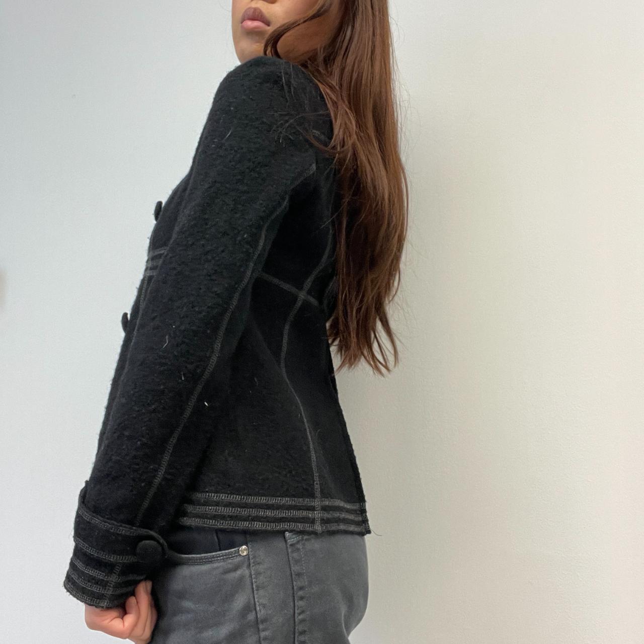 Grey/Black Contrast Peacoat