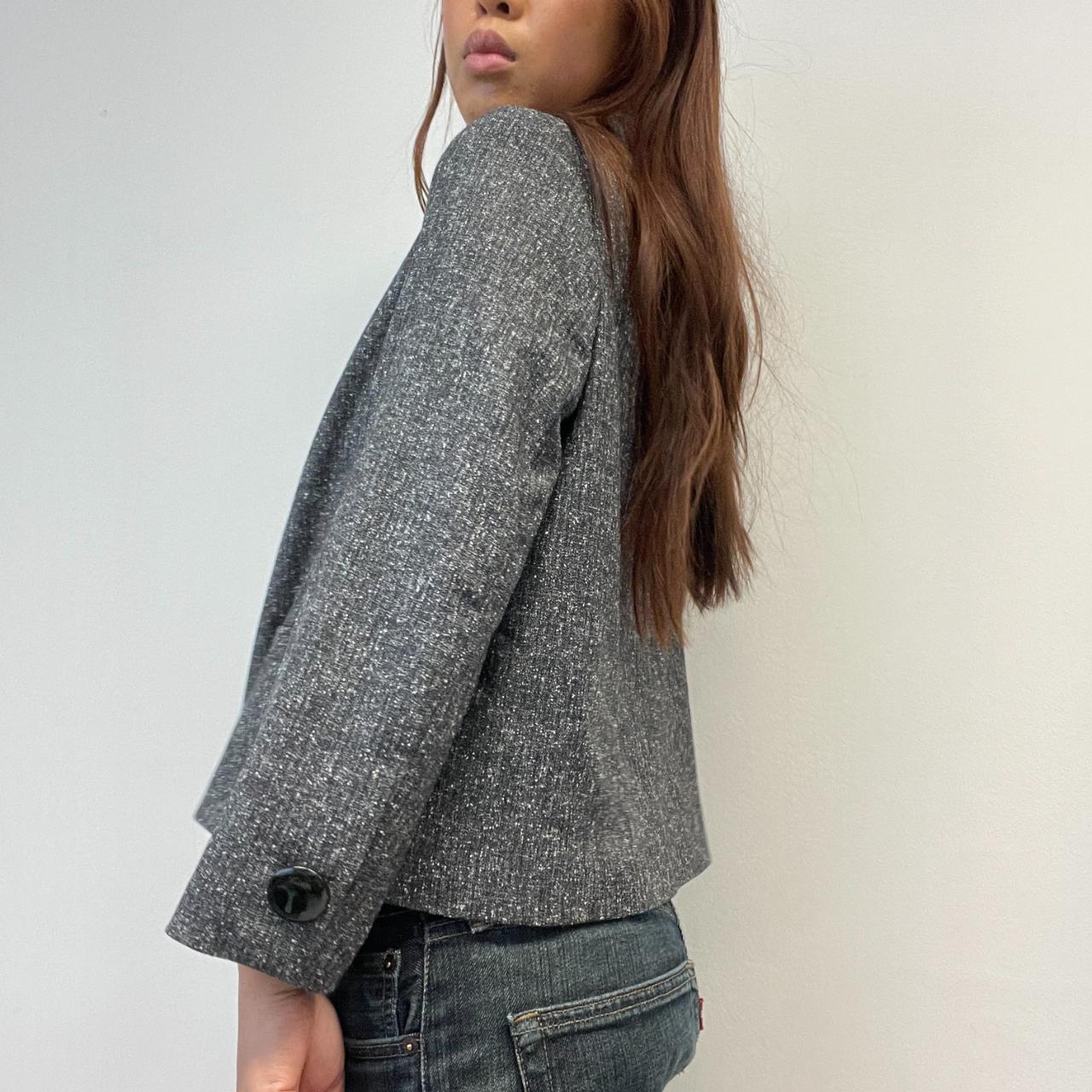 Grey Double Button Peacoat
