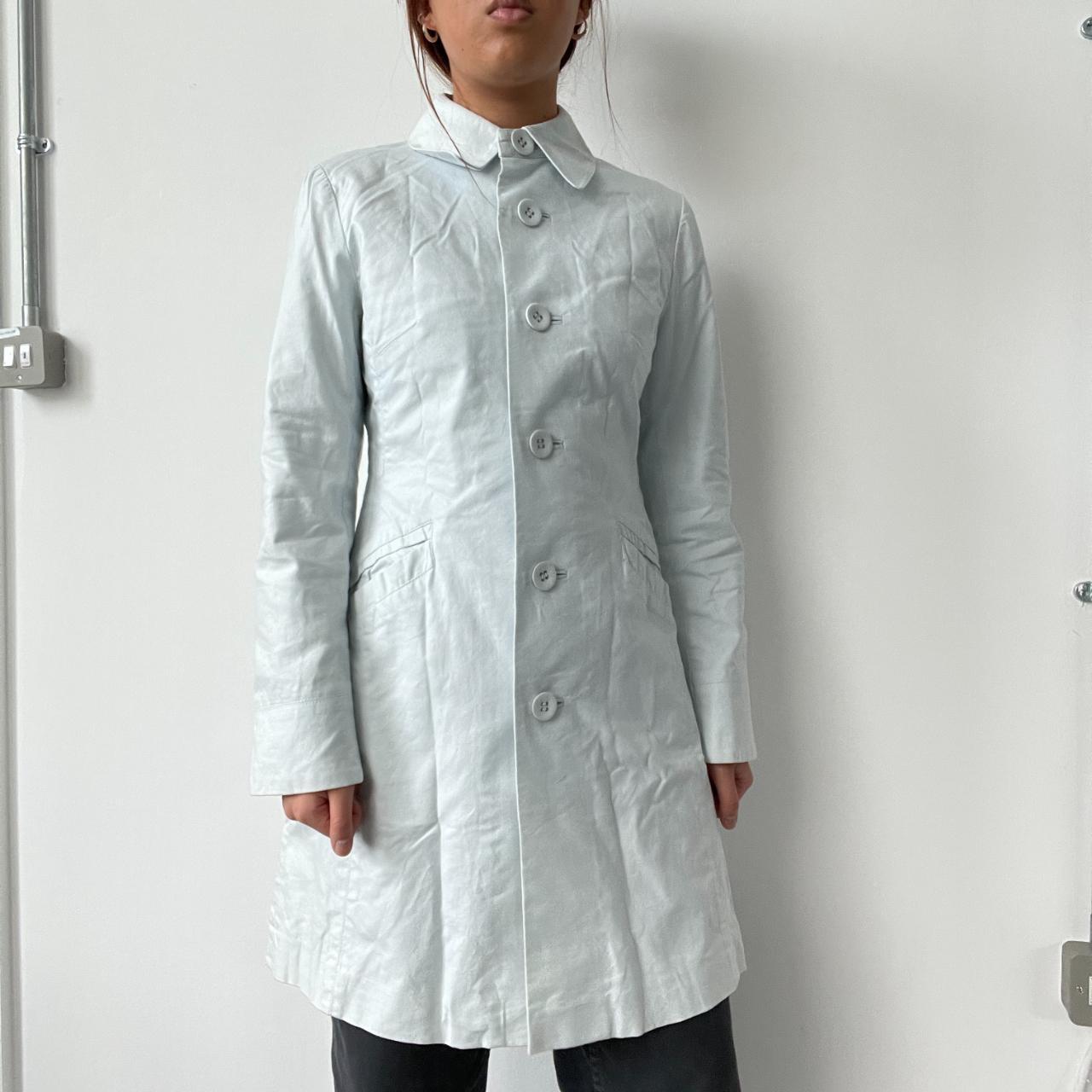 Light Blue/Grey Trench Coat