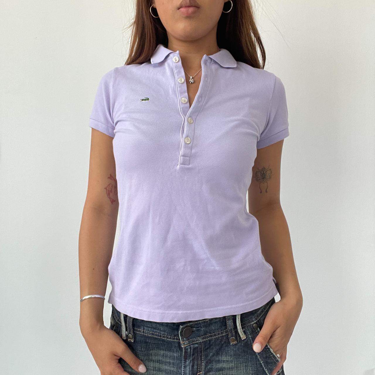 Lilac Lacoste Polo Top