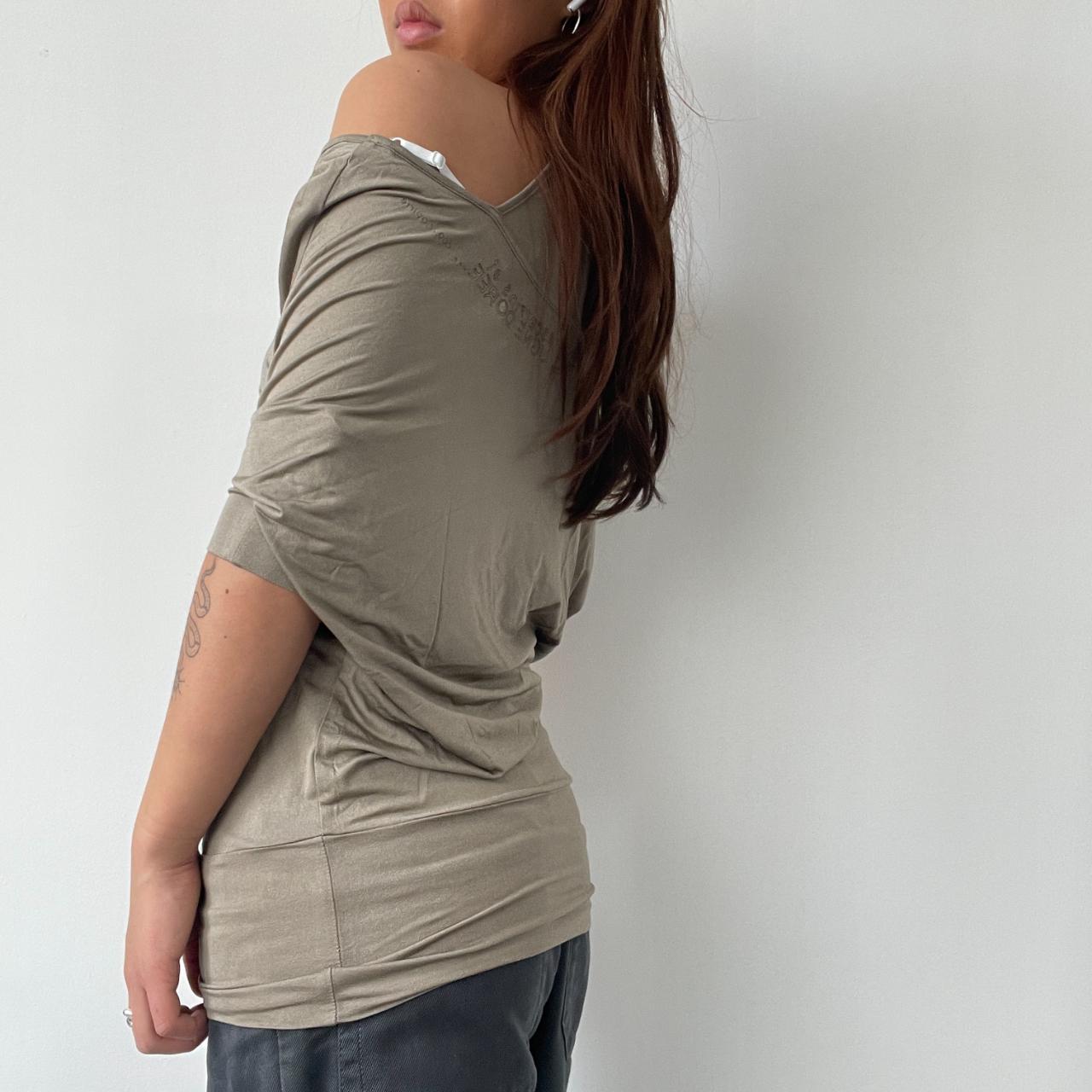 Brown Cop Copine Cutout Dress Top