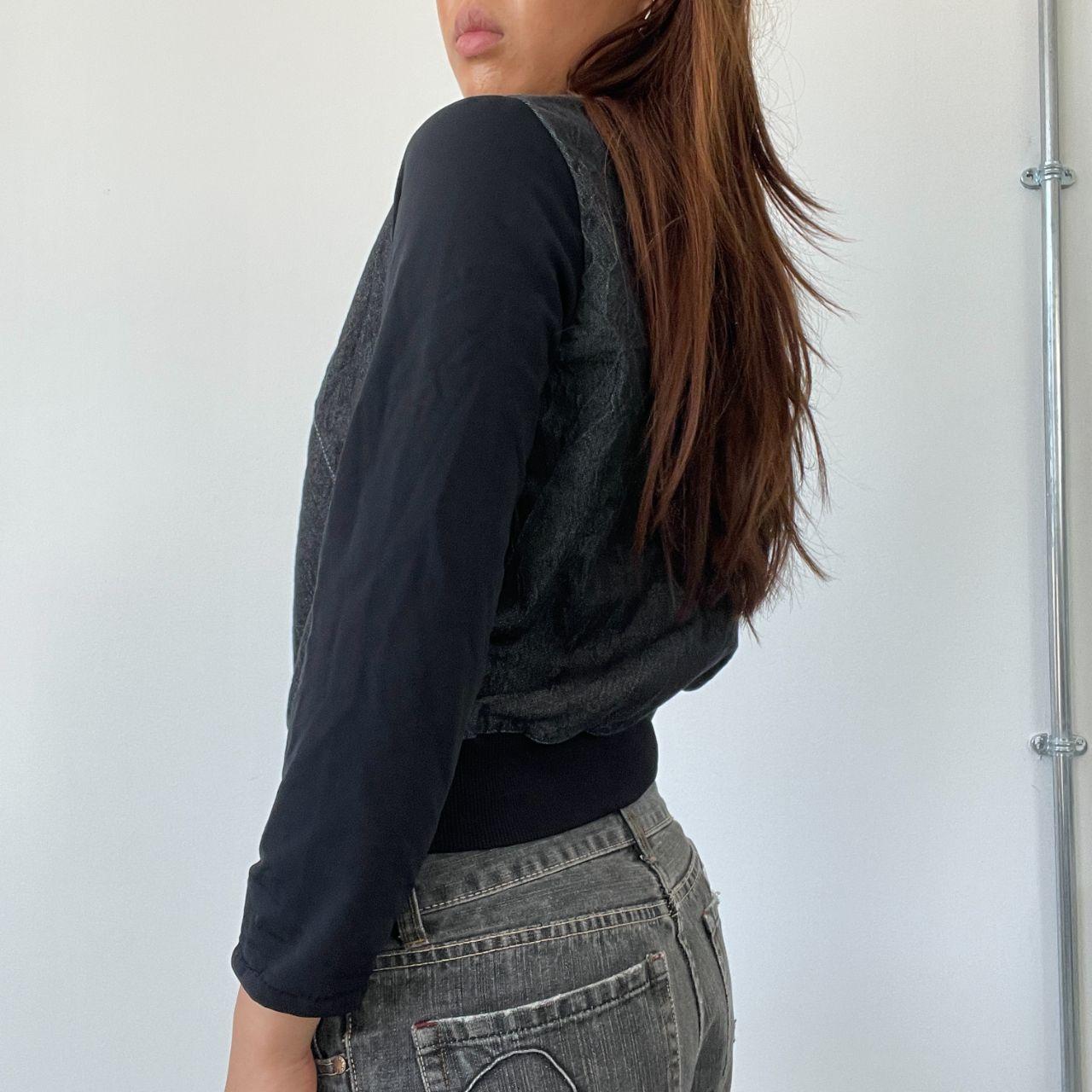 Black Cop Copine Denim Jumper