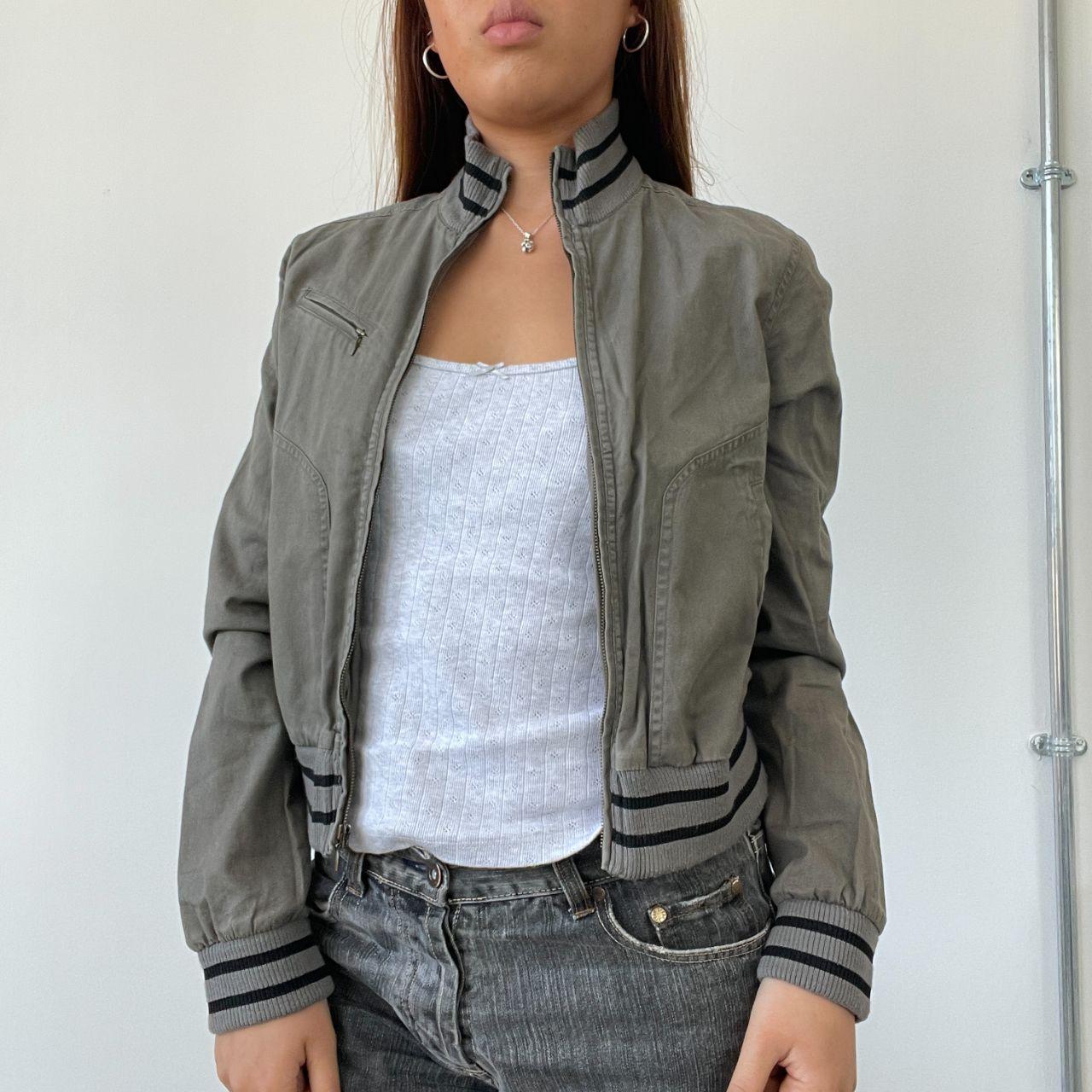 Khaki Fitted Cargo Jacket