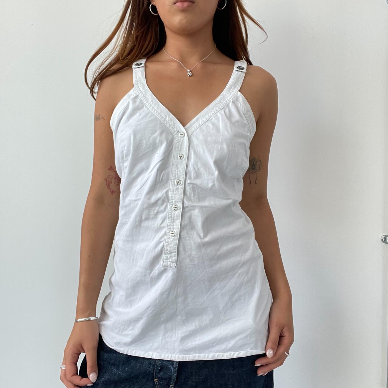 White G-Star Vest Top