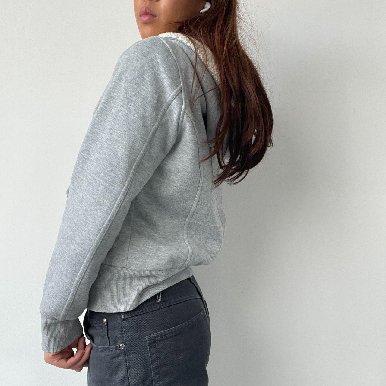 Grey Structured Hoodie