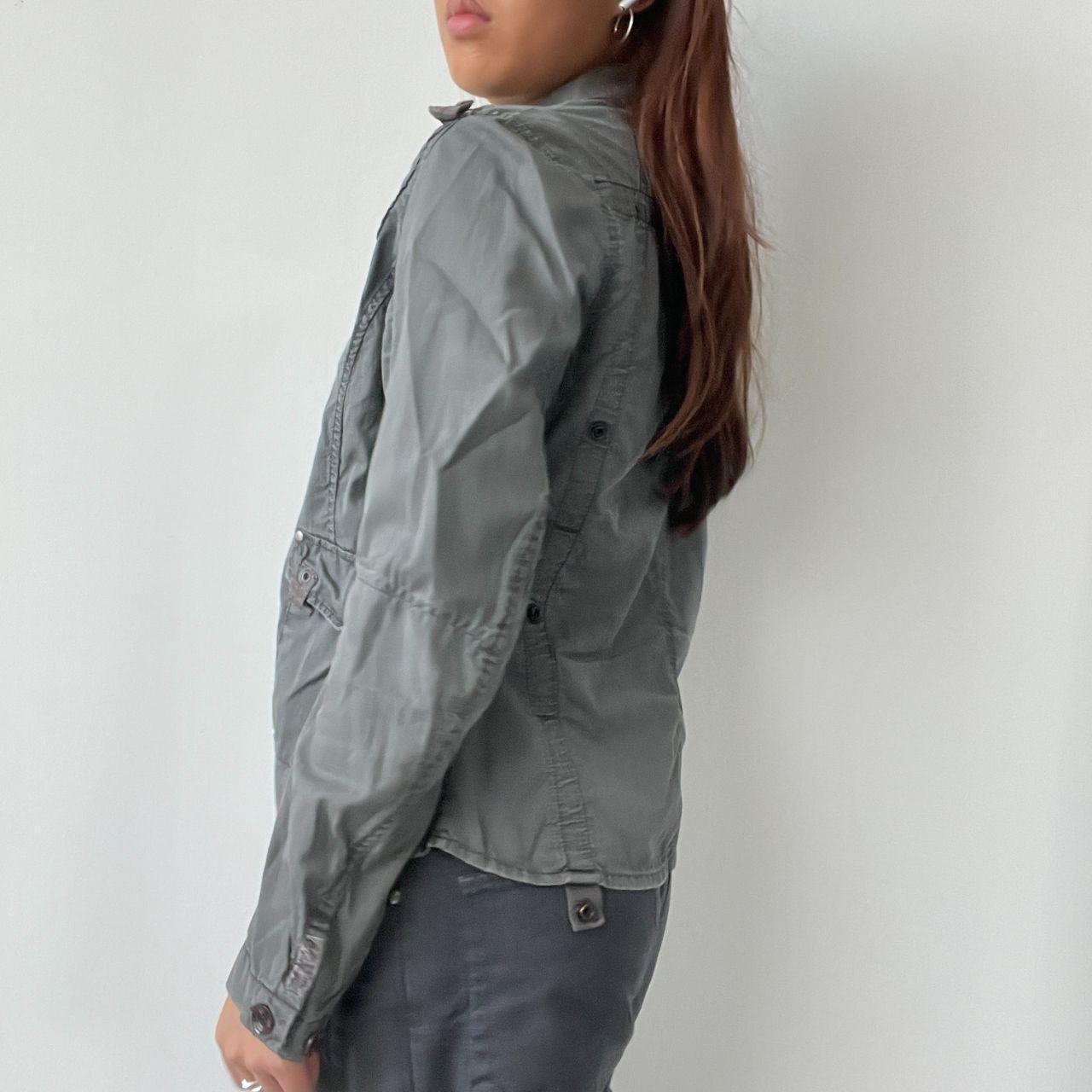 Grey G-Star Utility Biker Jacket