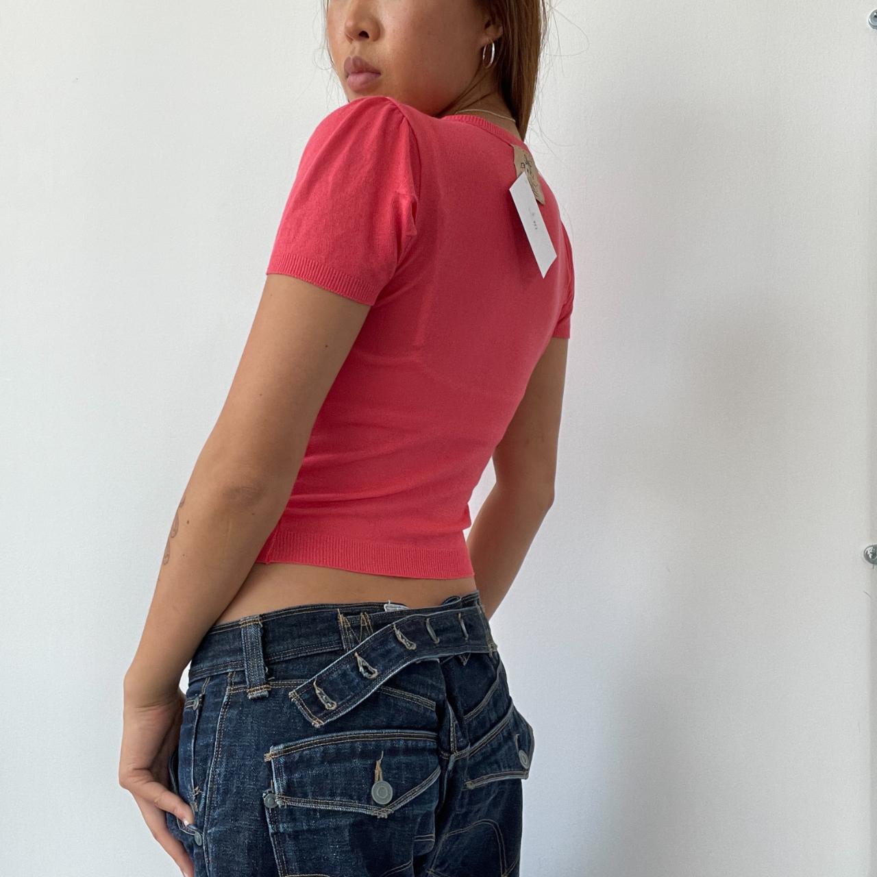 Hot Pink Zip Up Top