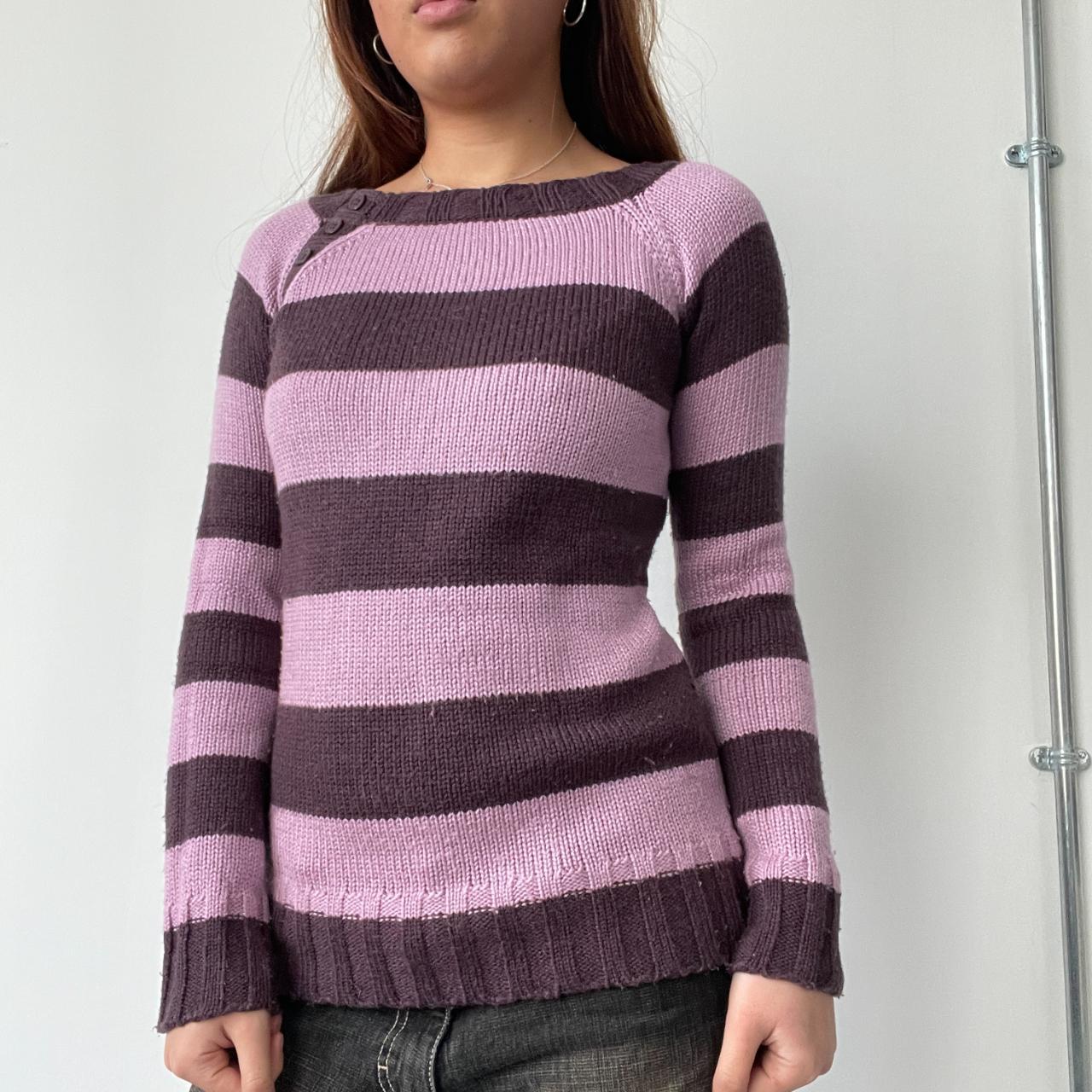 Pink/Purple Stripy Jumper