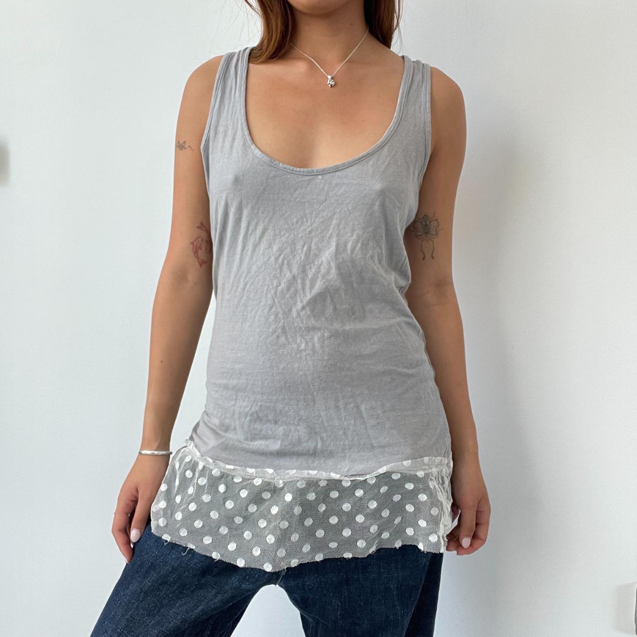 Grey Tunic Dress Top