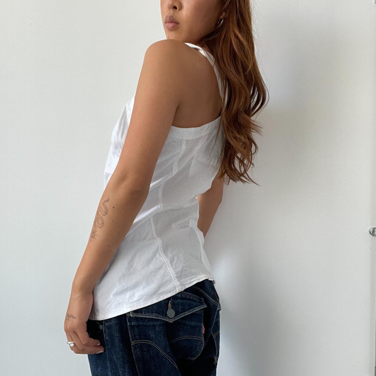 White G-Star Vest Top