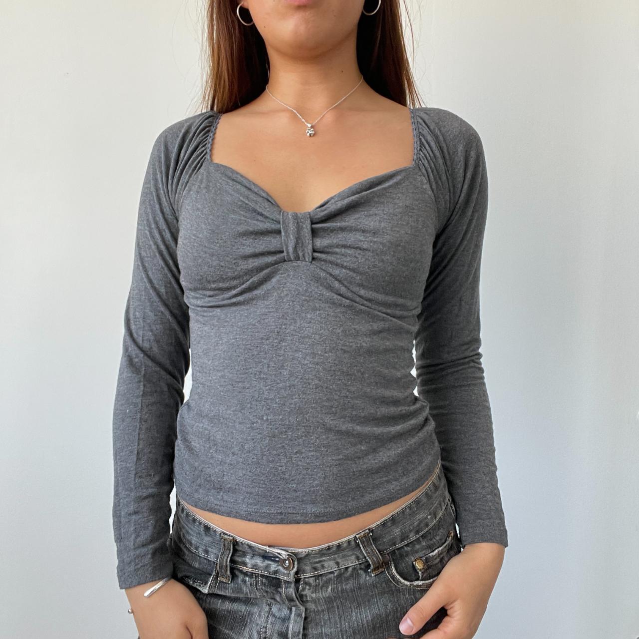 Grey Milkmaid Long Sleeve
