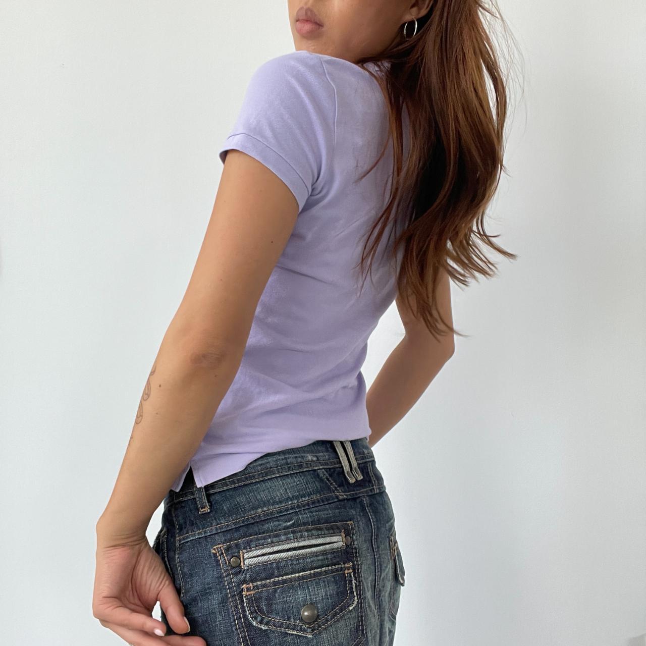 Lilac Lacoste Polo Top