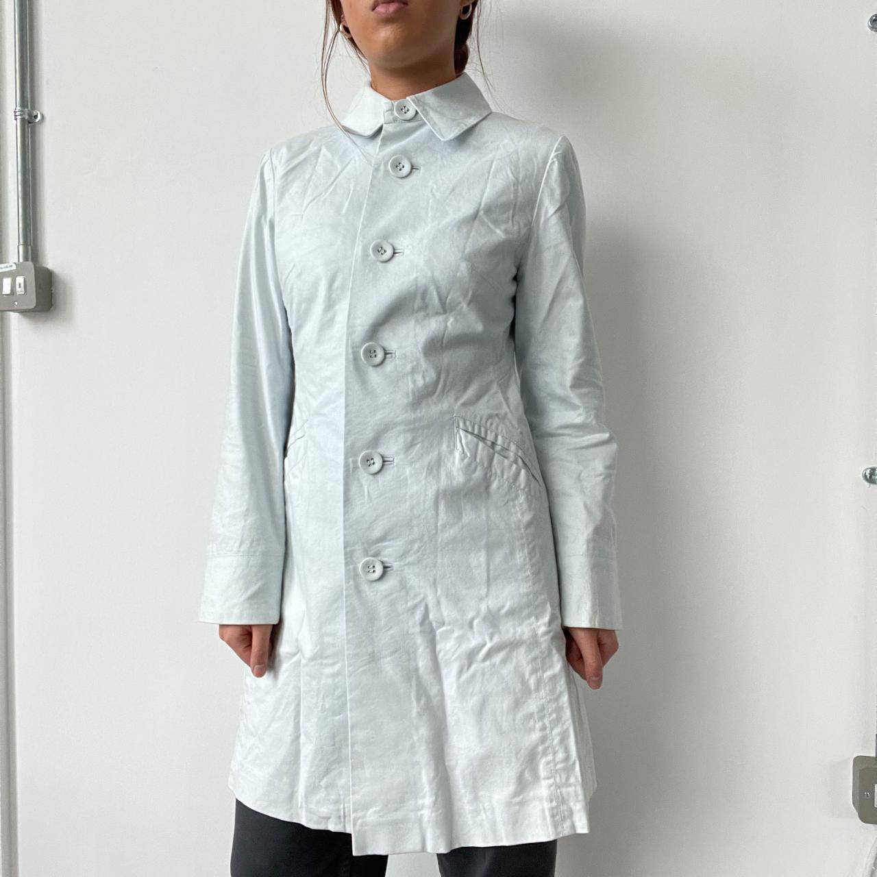 Light Blue/Grey Trench Coat