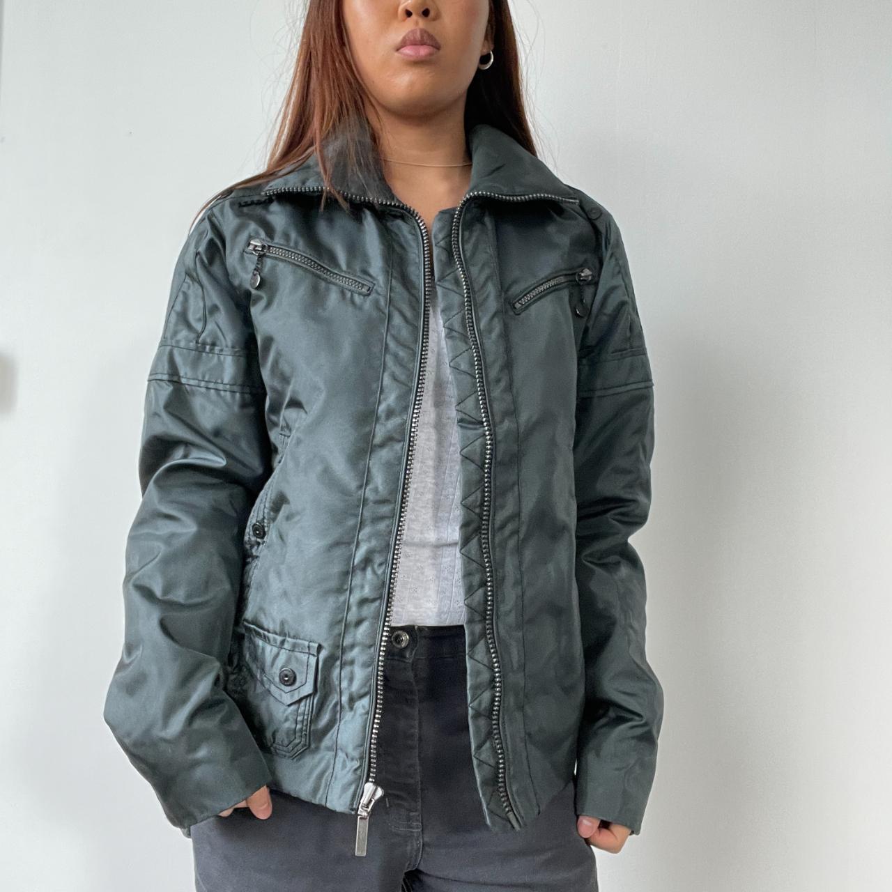 Dark Green/Grey Utility Jacket
