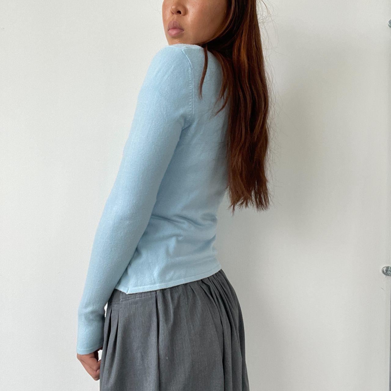 Baby Blue Double Zip Jumper