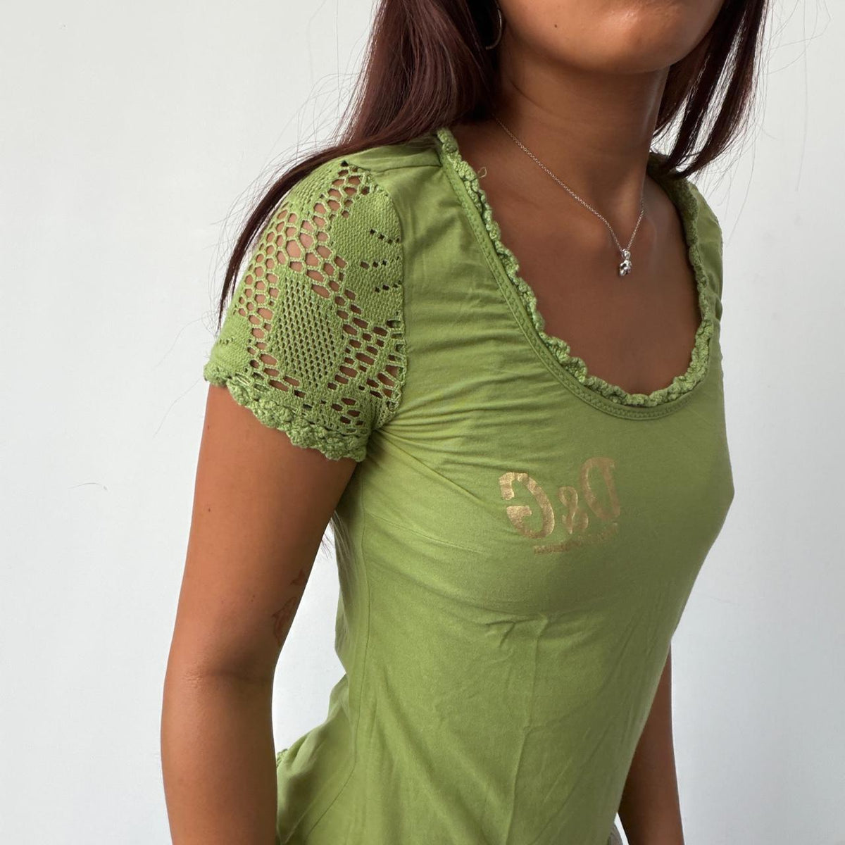 Vintage D&G Green Top