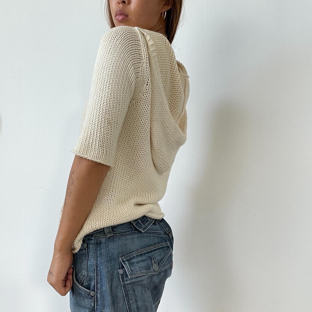 Vintage Cream DKNY Cardigan