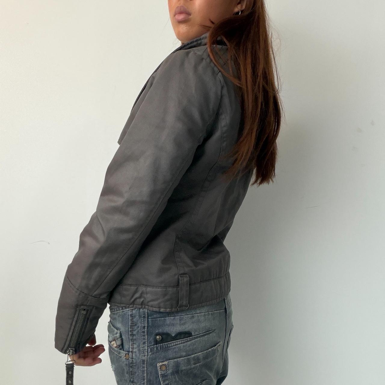 Vintage Grey Structured Jacket