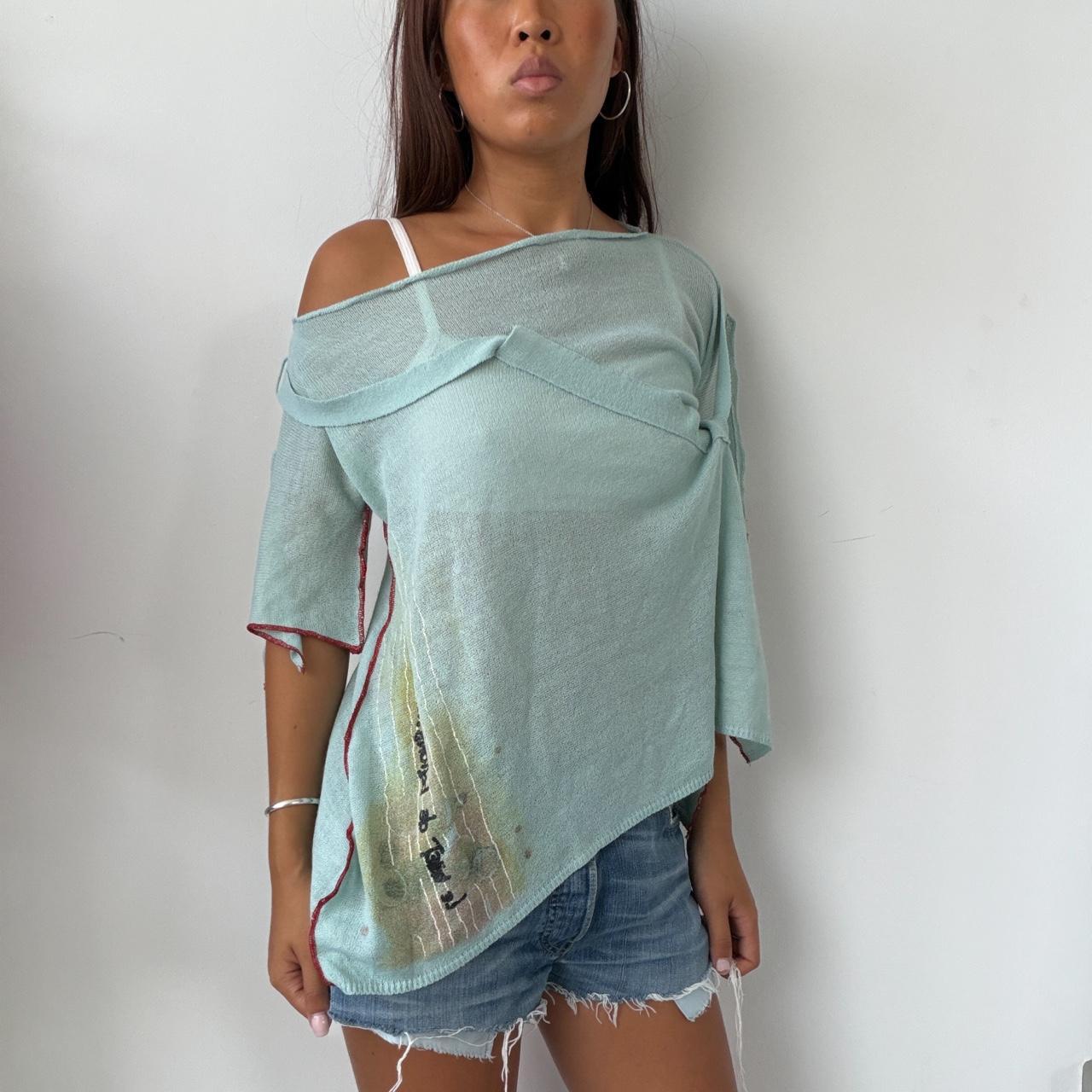 Vintage Blue Cop Copine Top