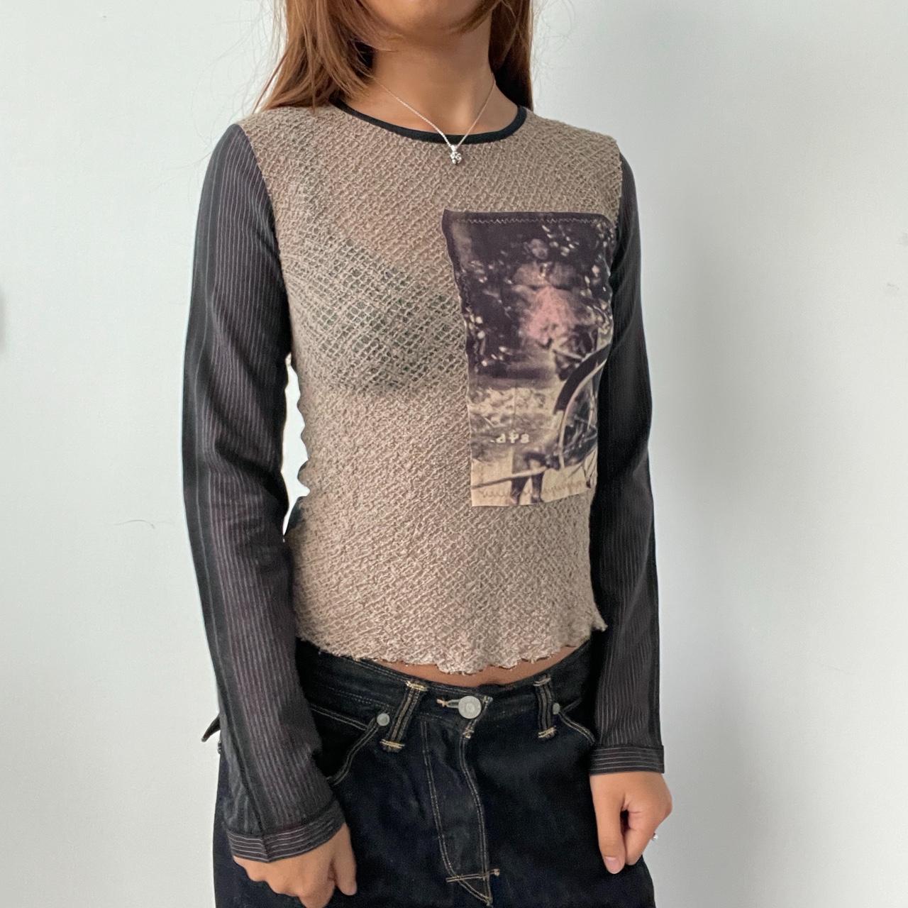 Vintage Cop Copine Graphic Print Top