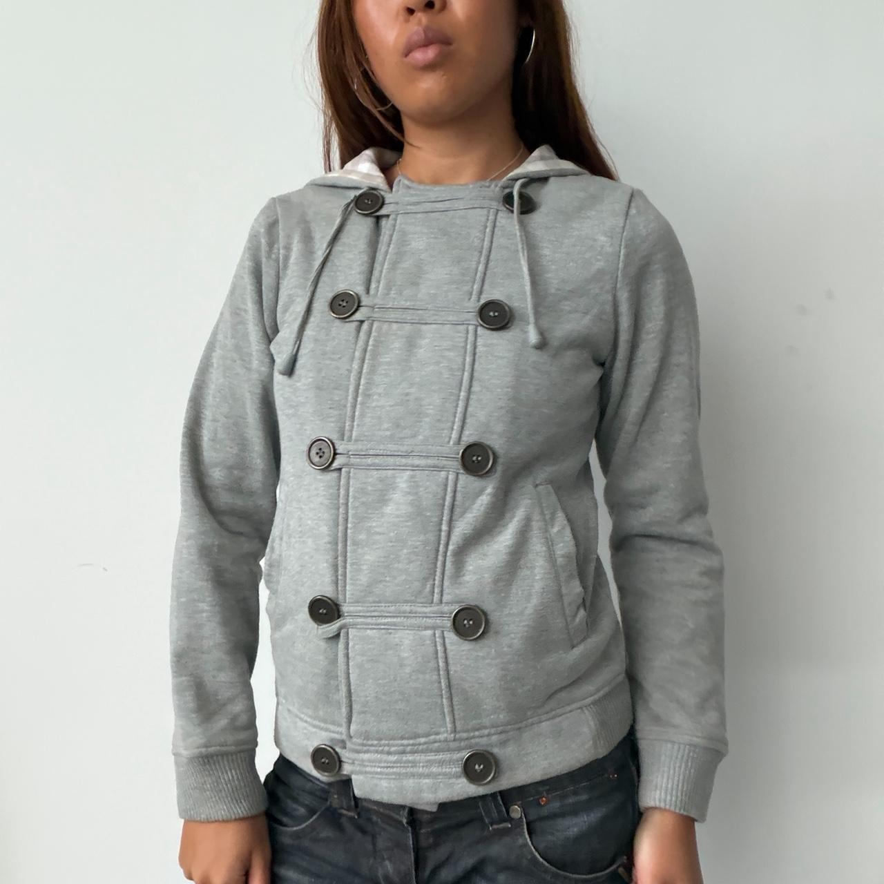 Vintage Grey Zip Up
