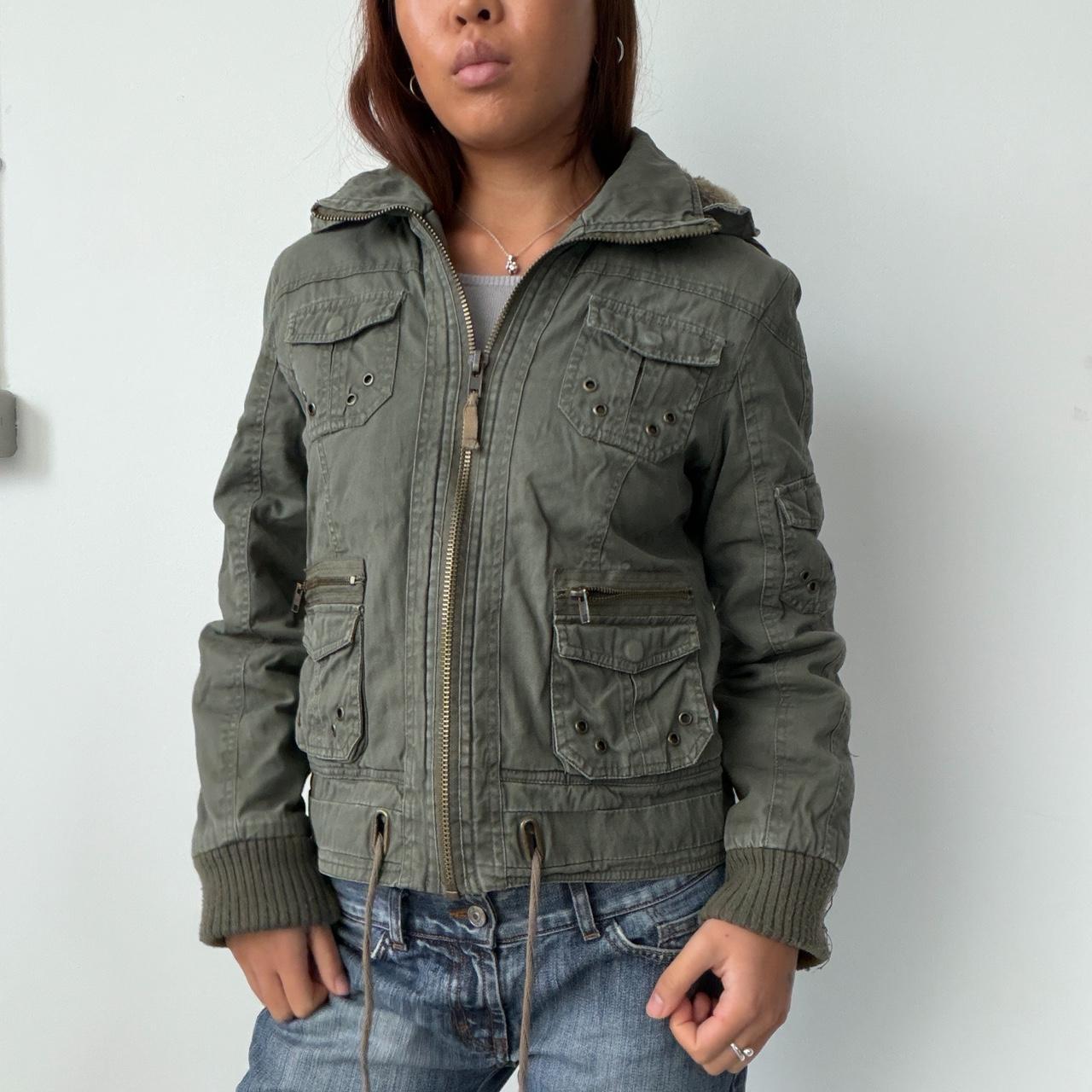 Vintage Khaki Utility Jacket