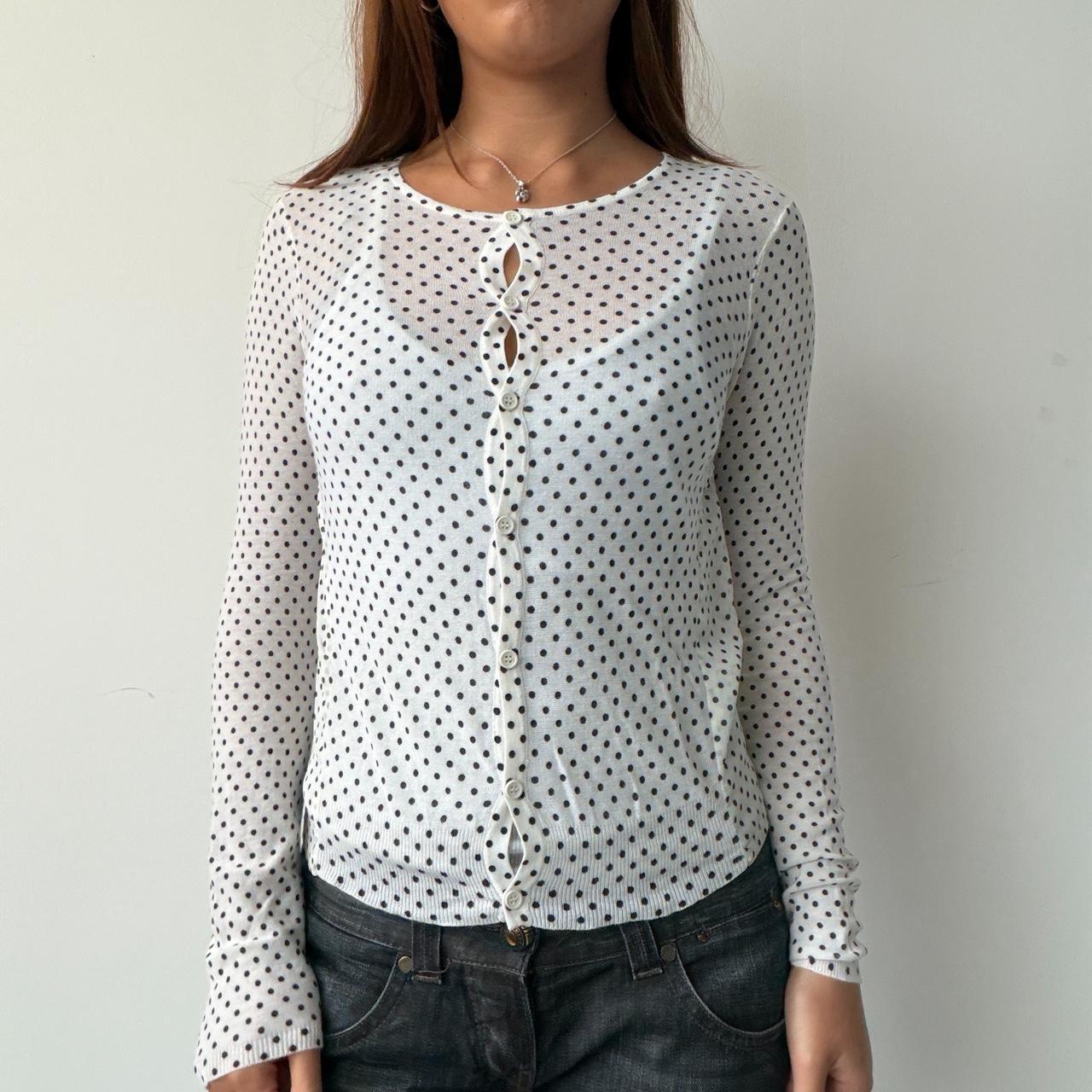 Vintage Polka Dot Cardigan