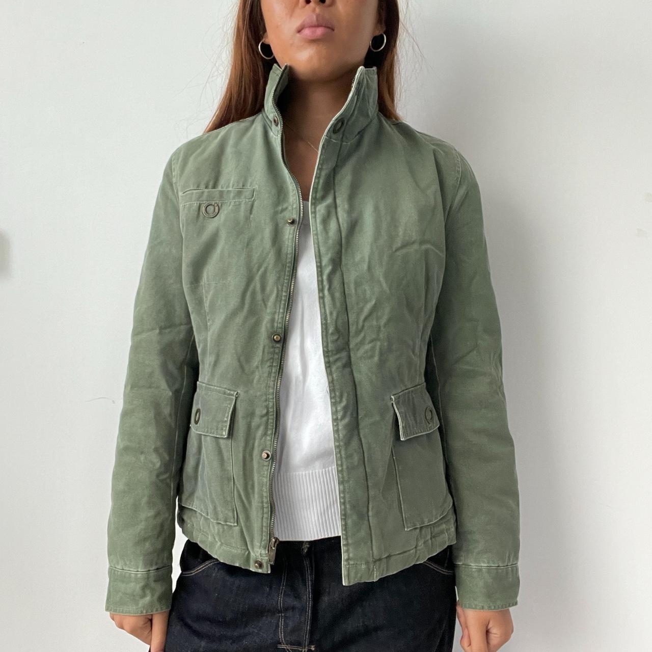 Vintage Khaki Padded Jacket