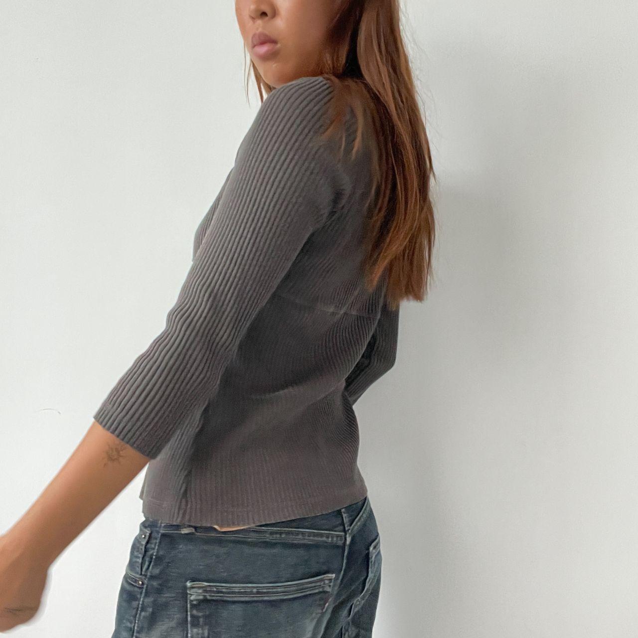 Vintage Ribbed Cop Copine Cardigan