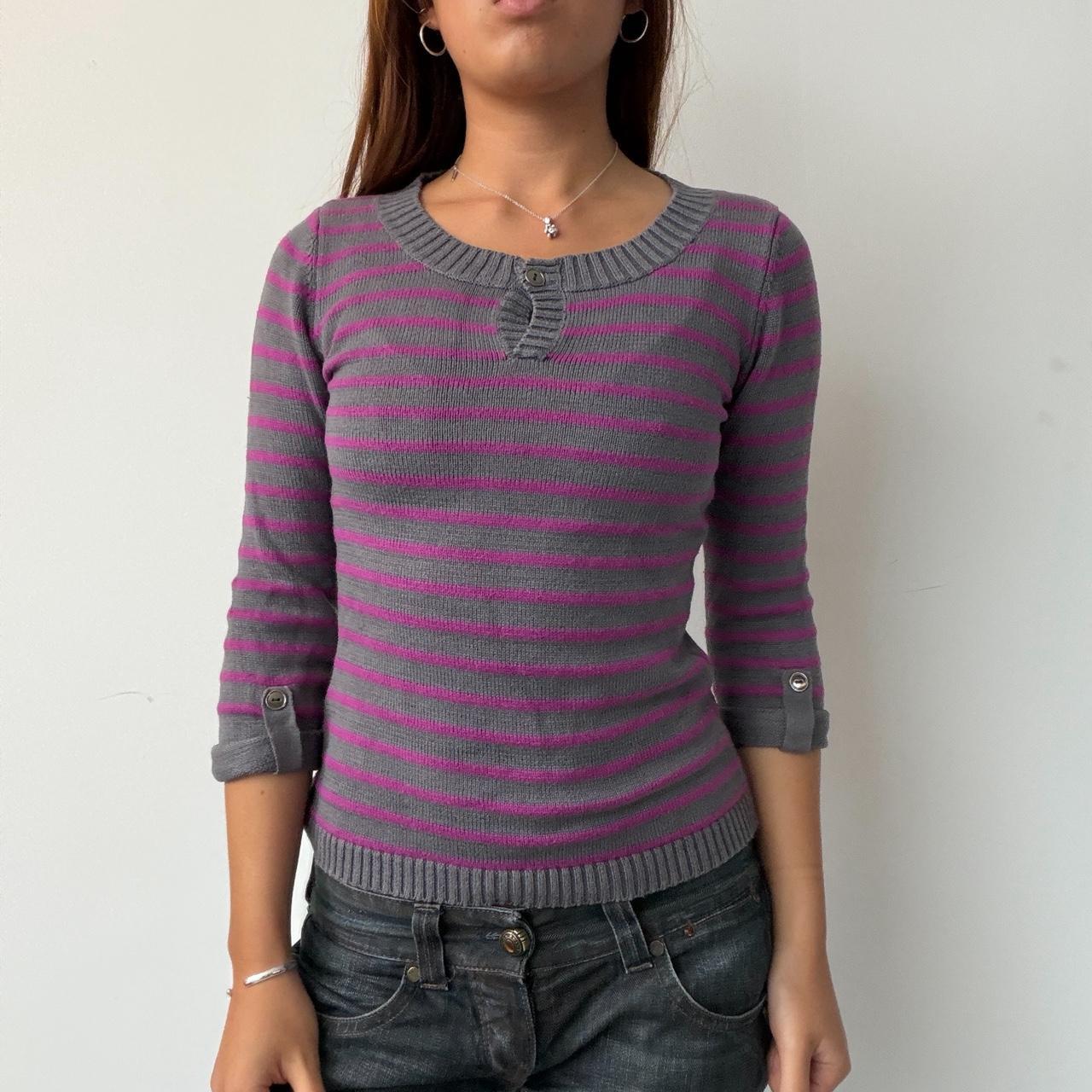Vintage Grey Knit Jumper