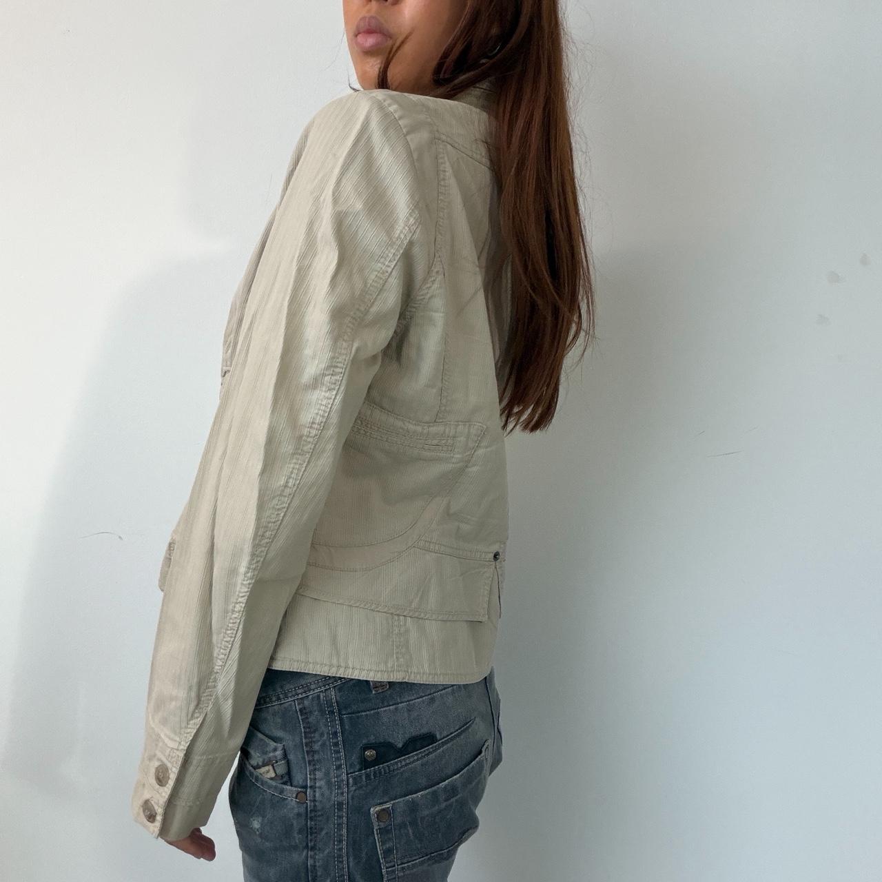 Vintage Beige Utility Jacket
