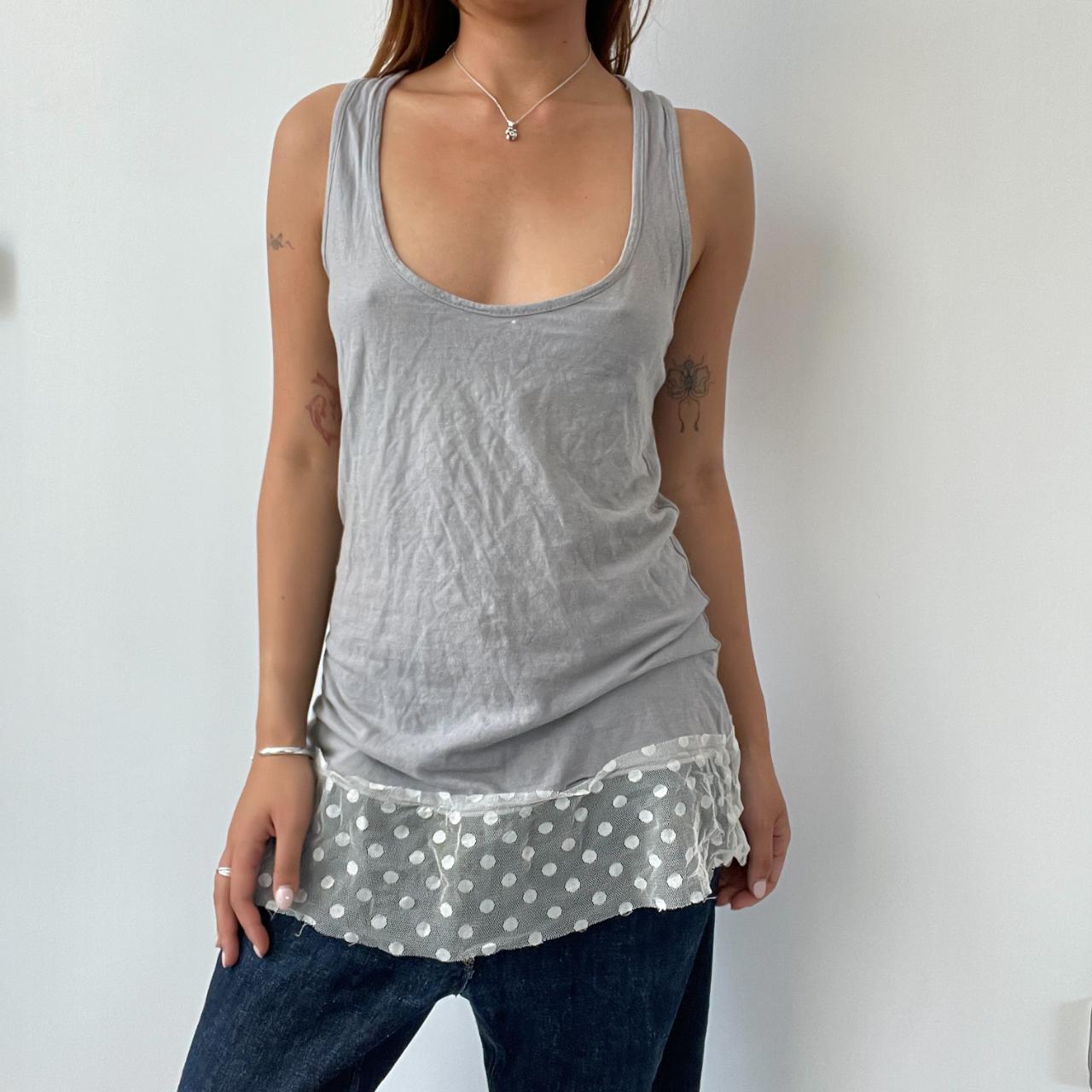 Grey Tunic Dress Top