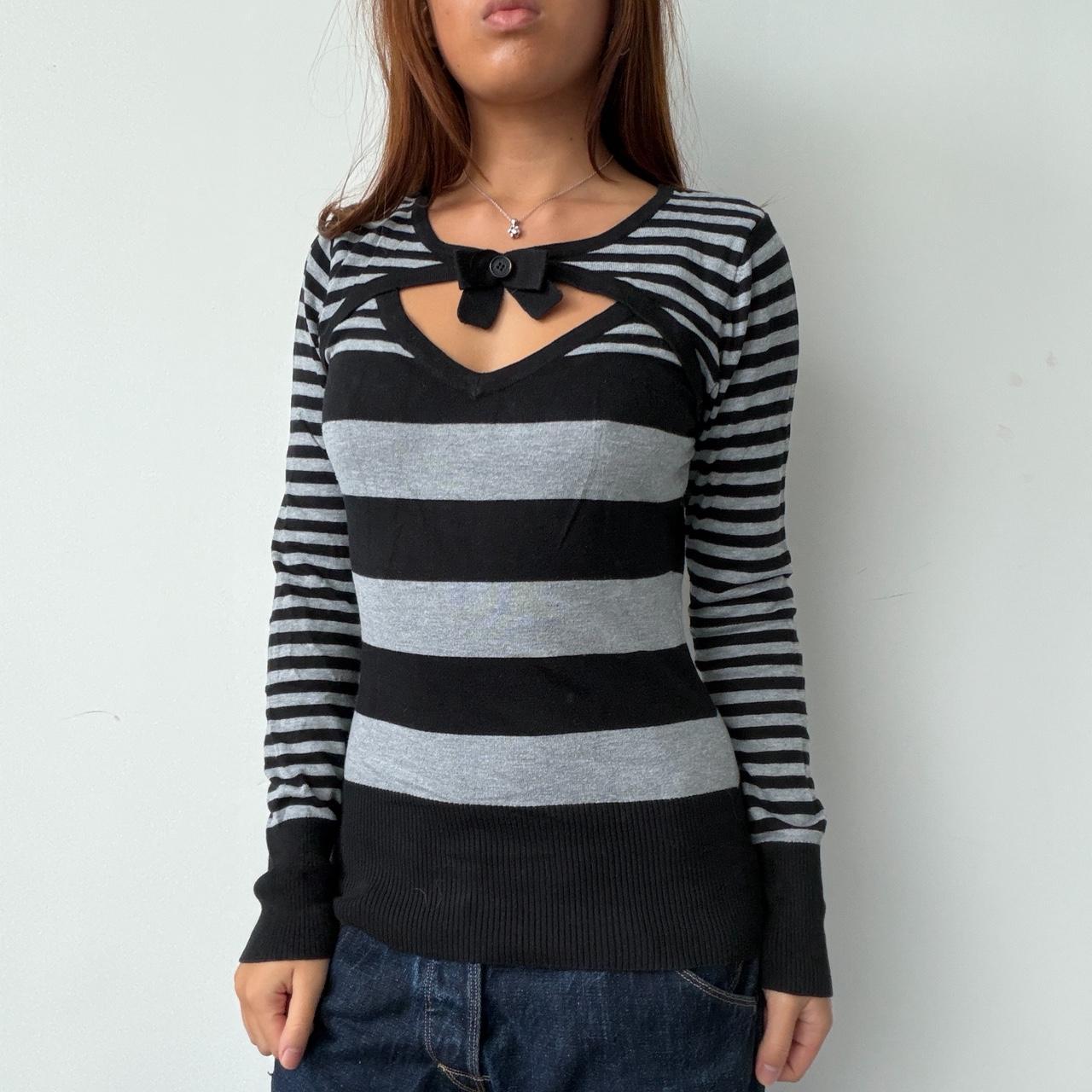 Vintage Stripe Knit Long Sleeve