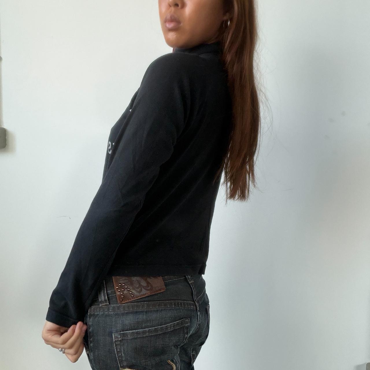 Vintage Black Graphic Zip Up