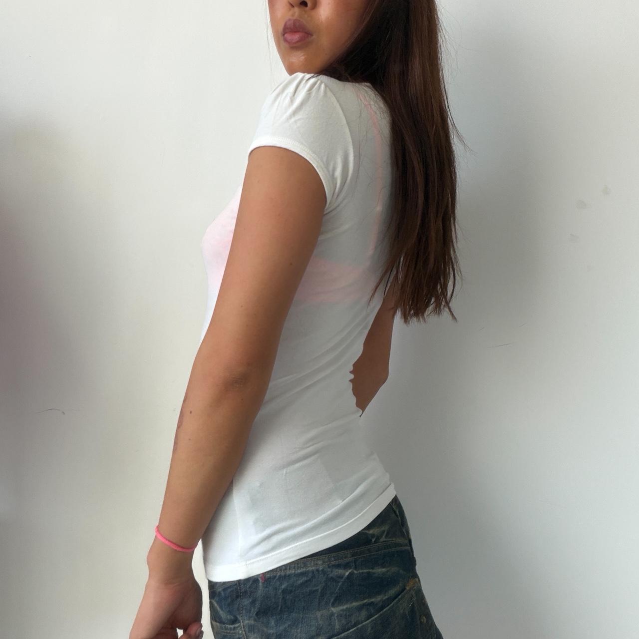 Vintage White Graphic Top