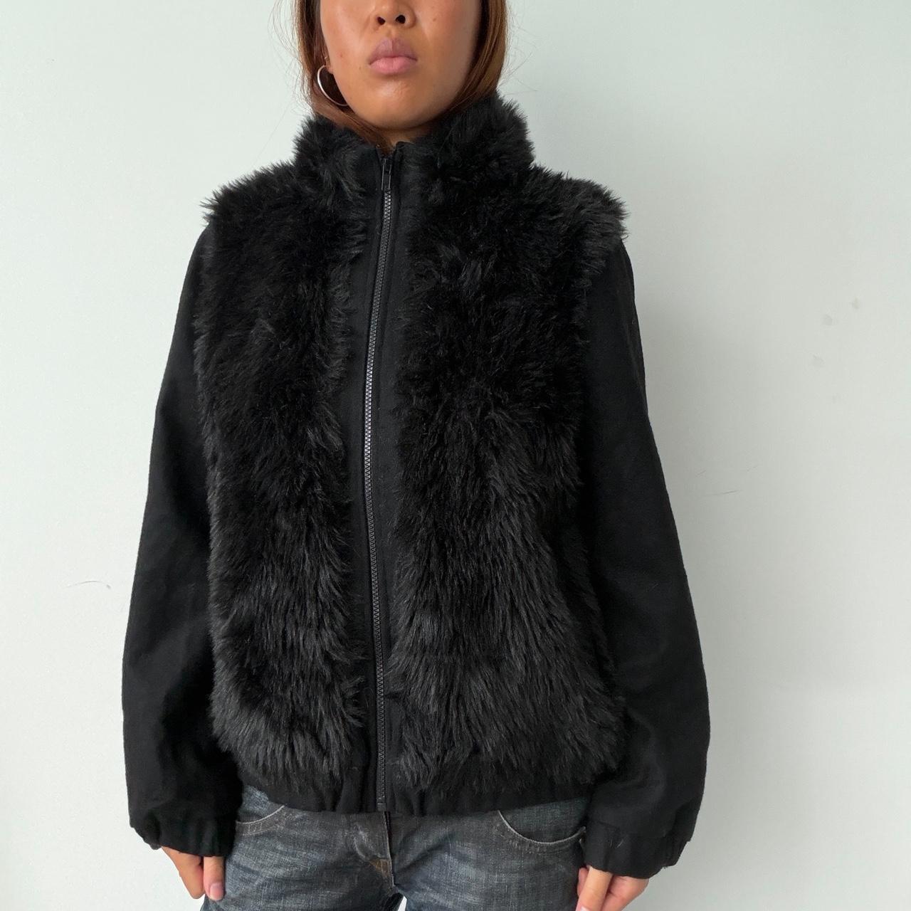Vintage Black Fur Jacket