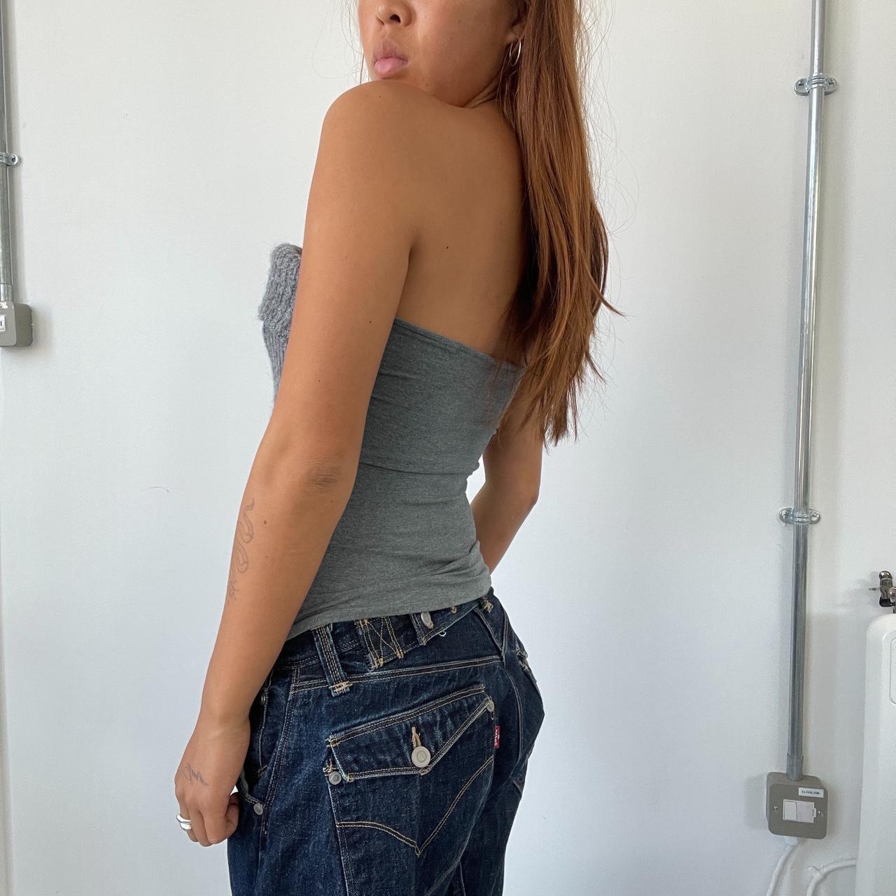 Vintage Knit Corset Bandeau Top