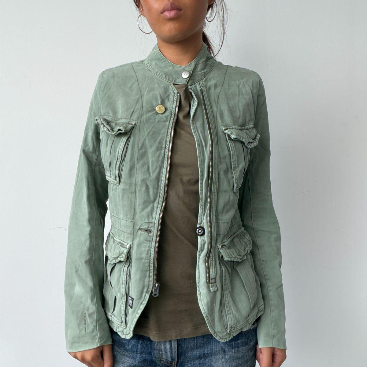 Vintage Khaki GSTAR Utility Jacket