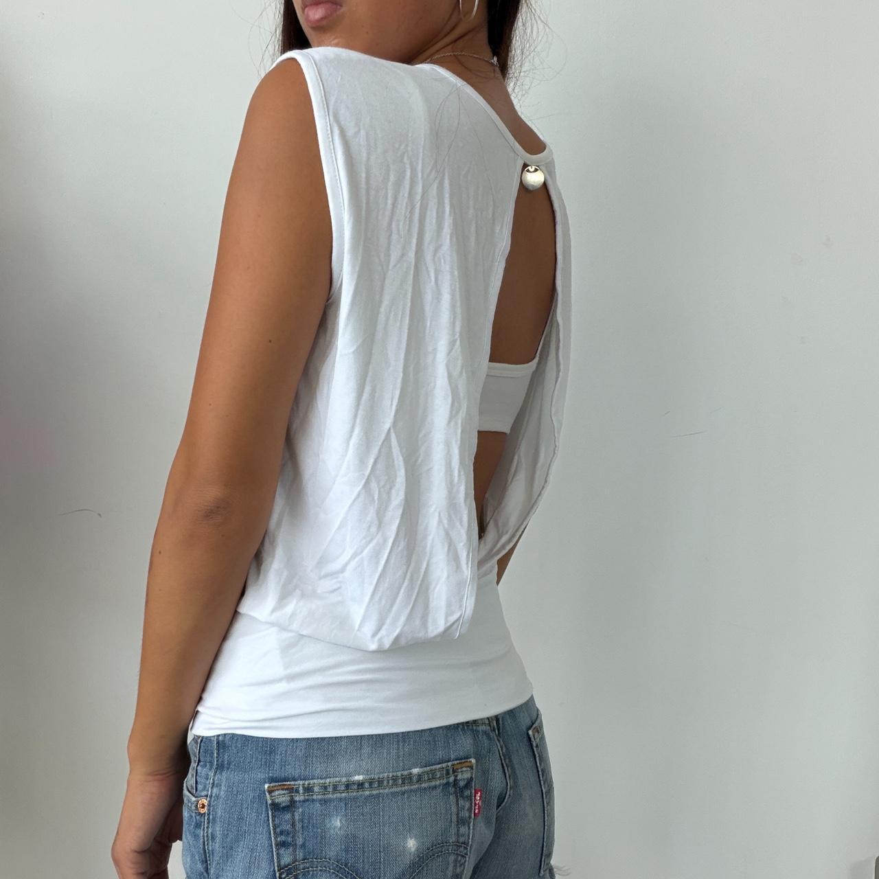 Vintage White Fringe Top