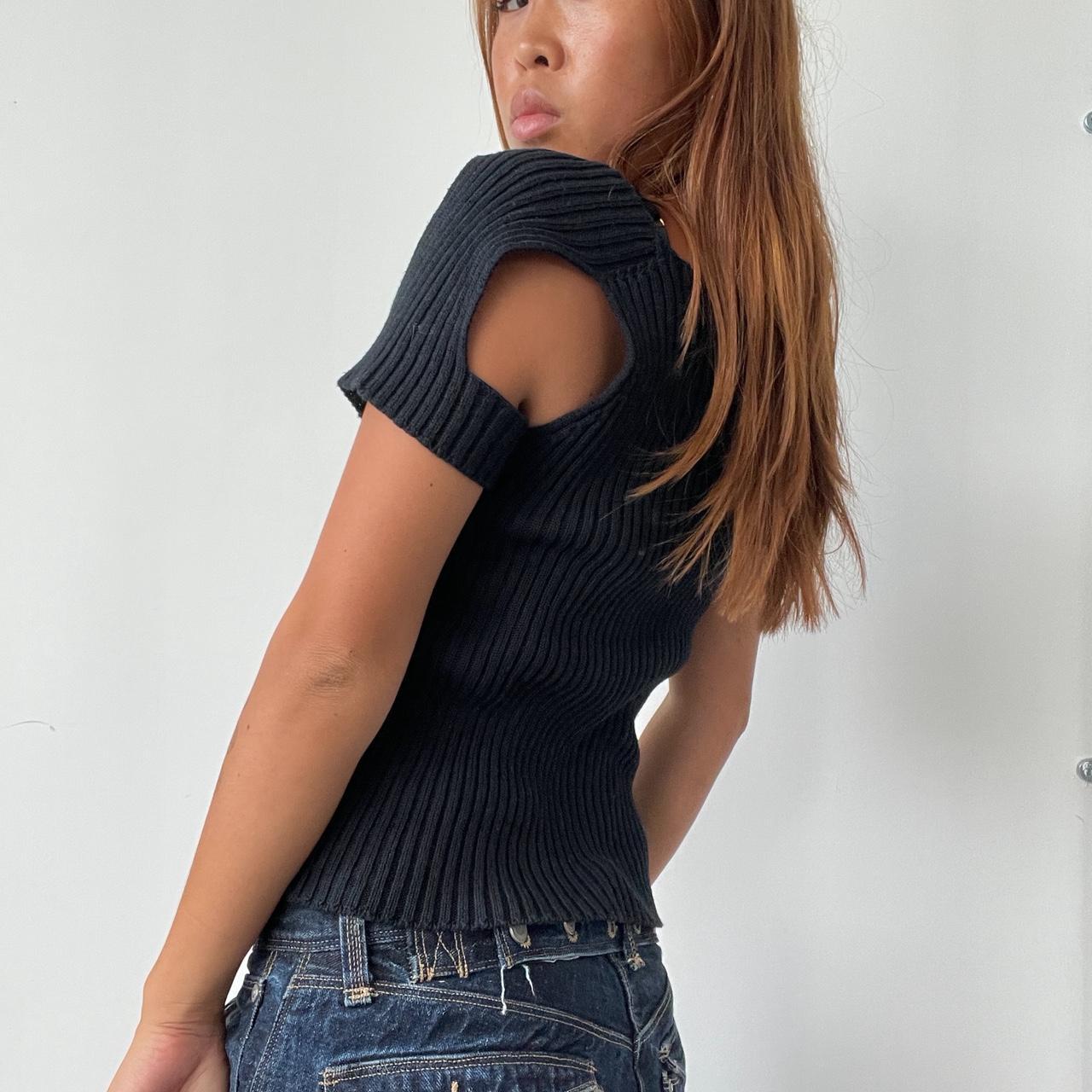 Vintage Black Cop Copine Top