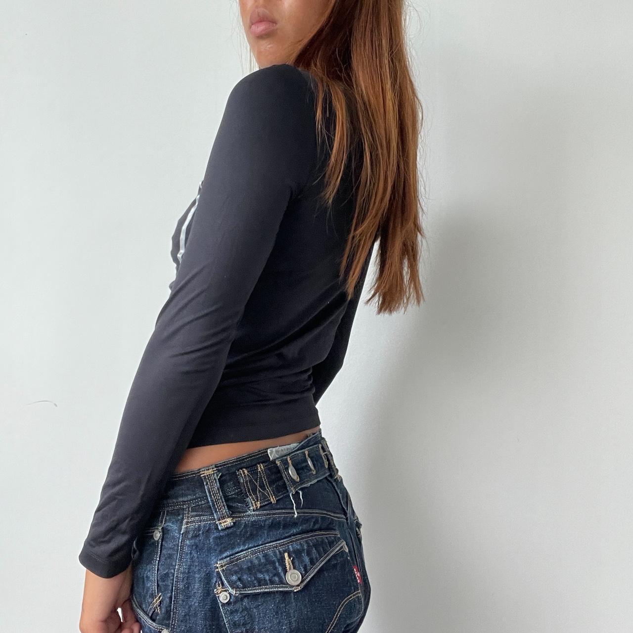 Vintage Black Adidas Long Sleeve