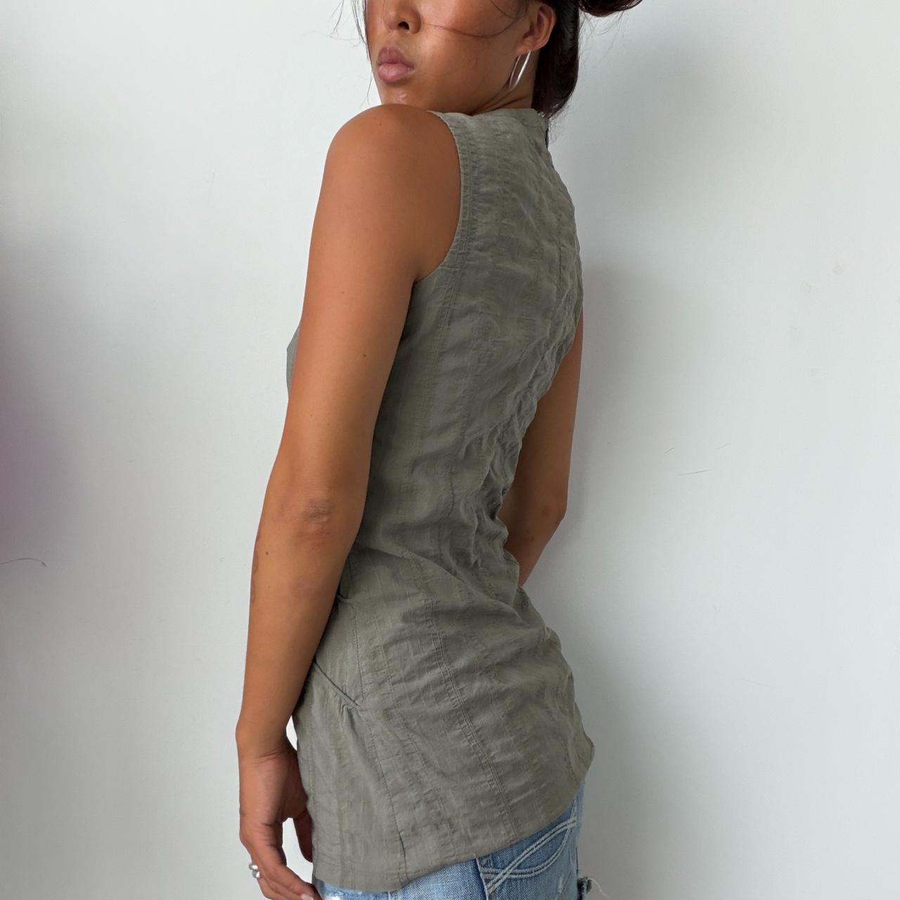 Vintage Khaki Utility Top