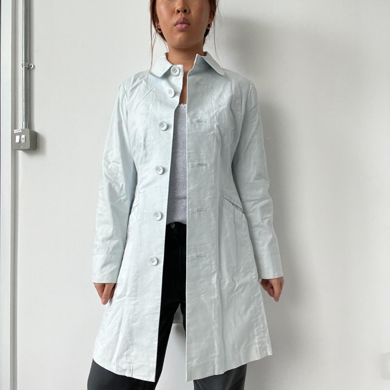 Light Blue/Grey Trench Coat