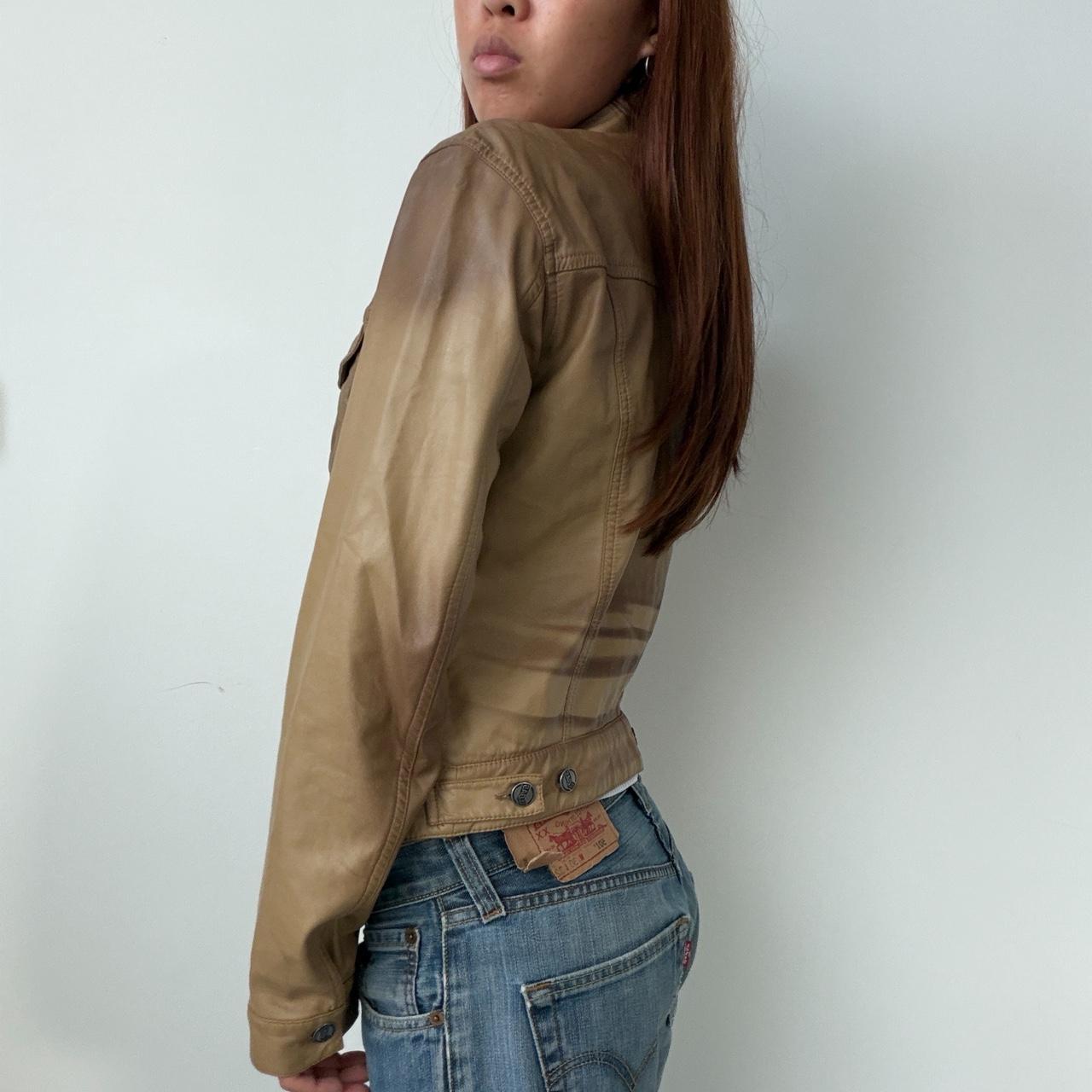 Vintage Brown Leather Jacket