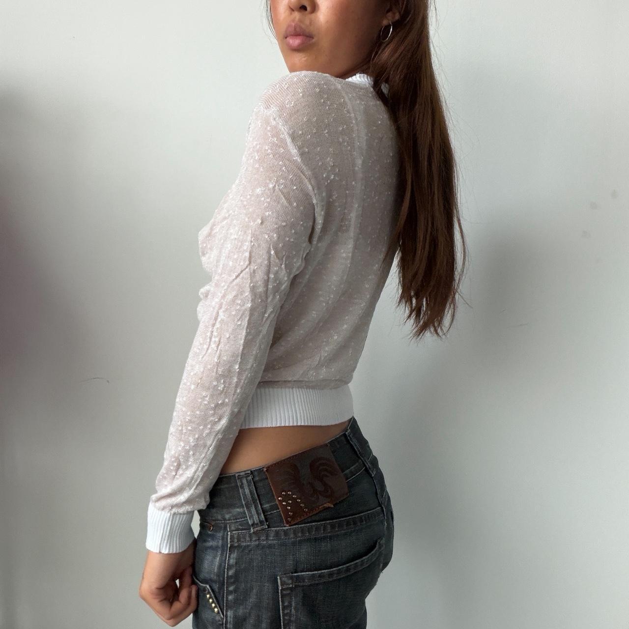 Vintage White Cop Copine Jumper