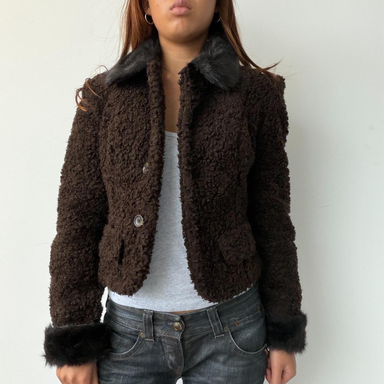 Vintage Brown Shearling Jacket