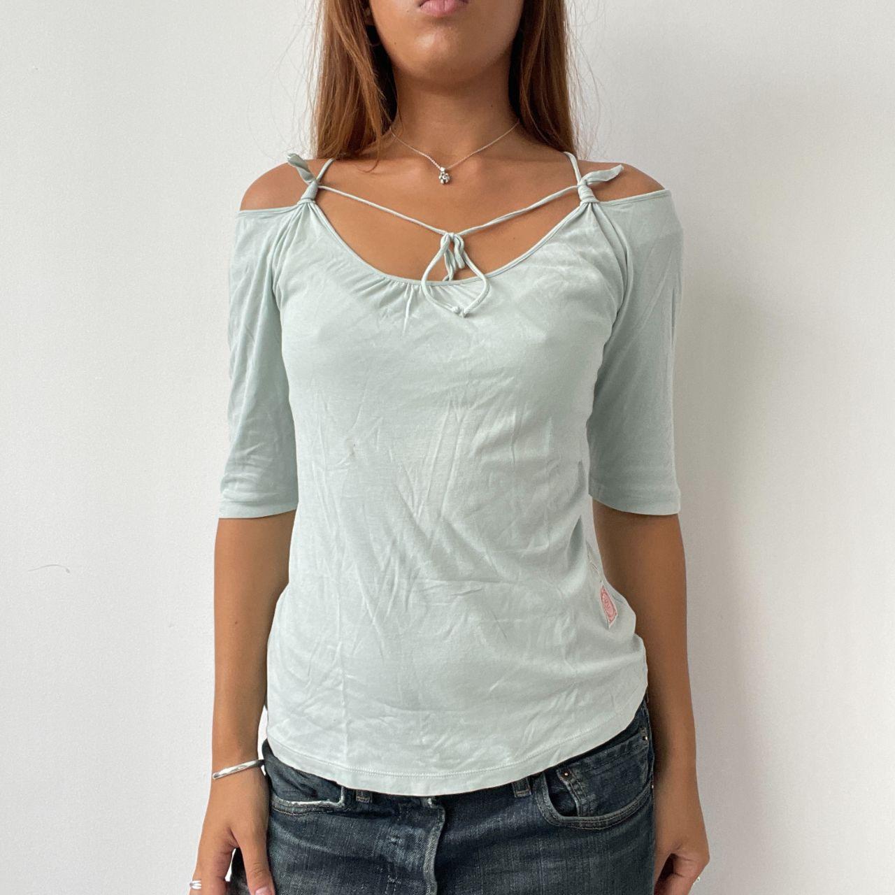 Vintage Blue Cop Copine Top